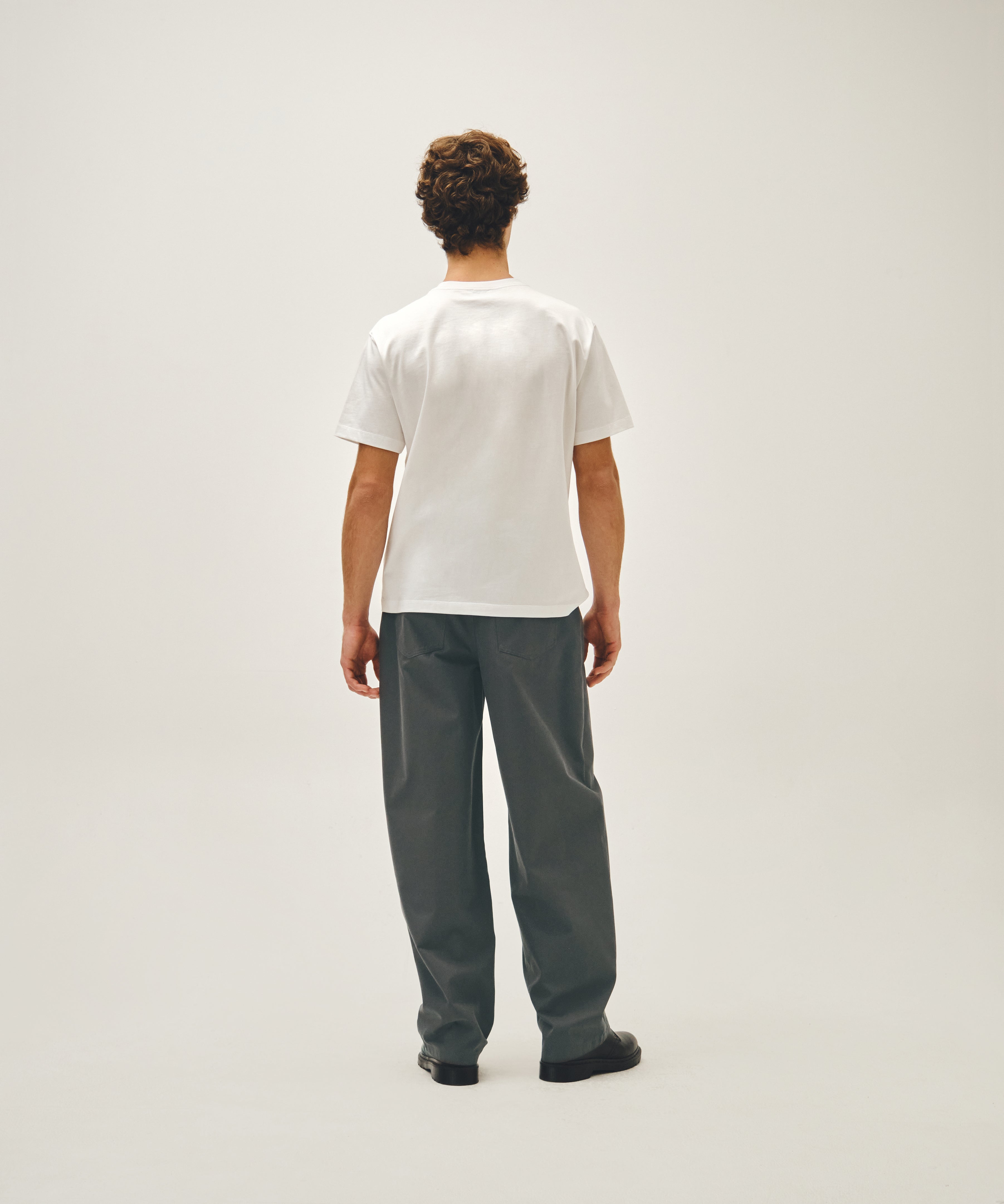 M CURVED CHINO PANTS
