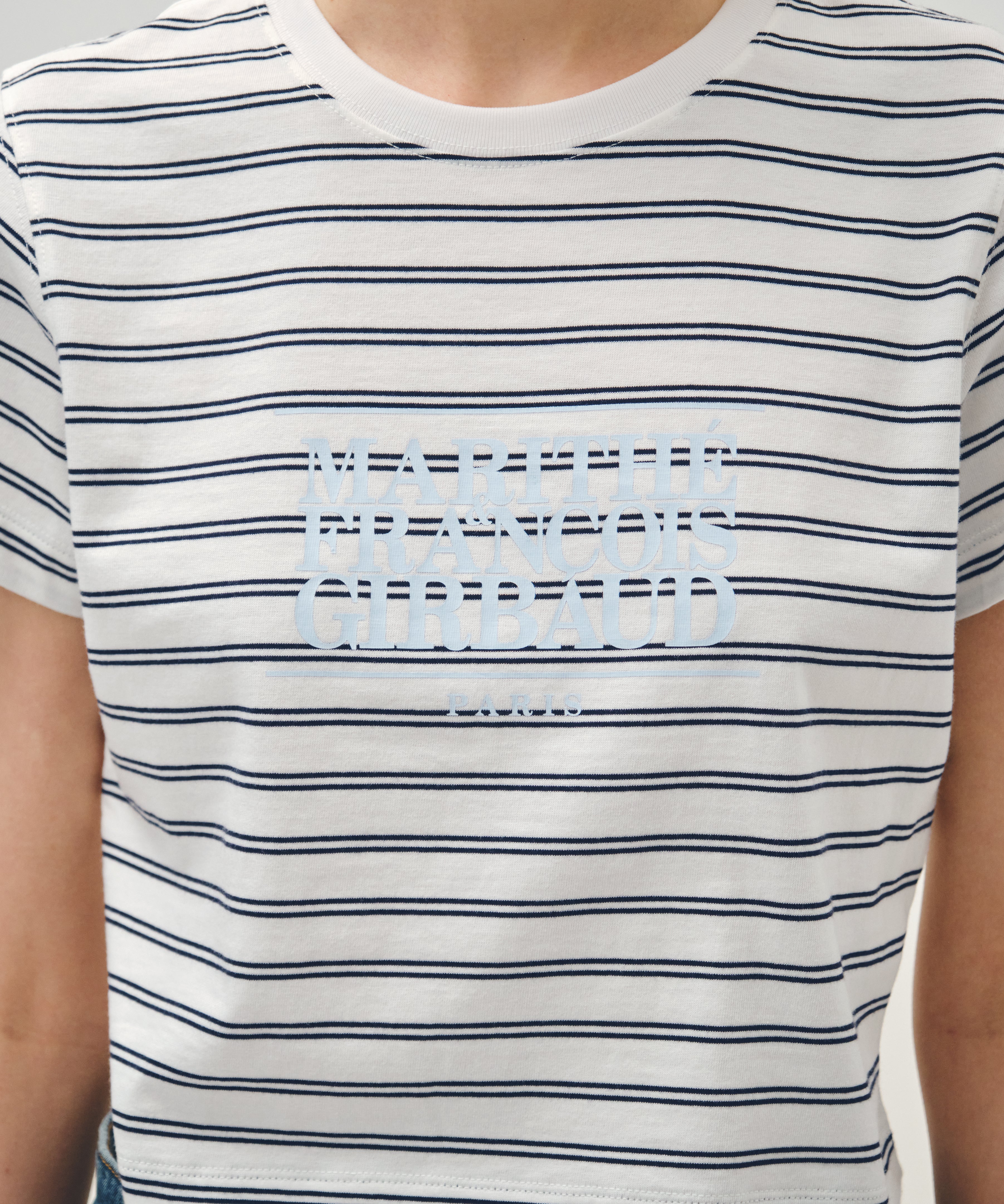 W CLASSIC LOGO CROP TEE