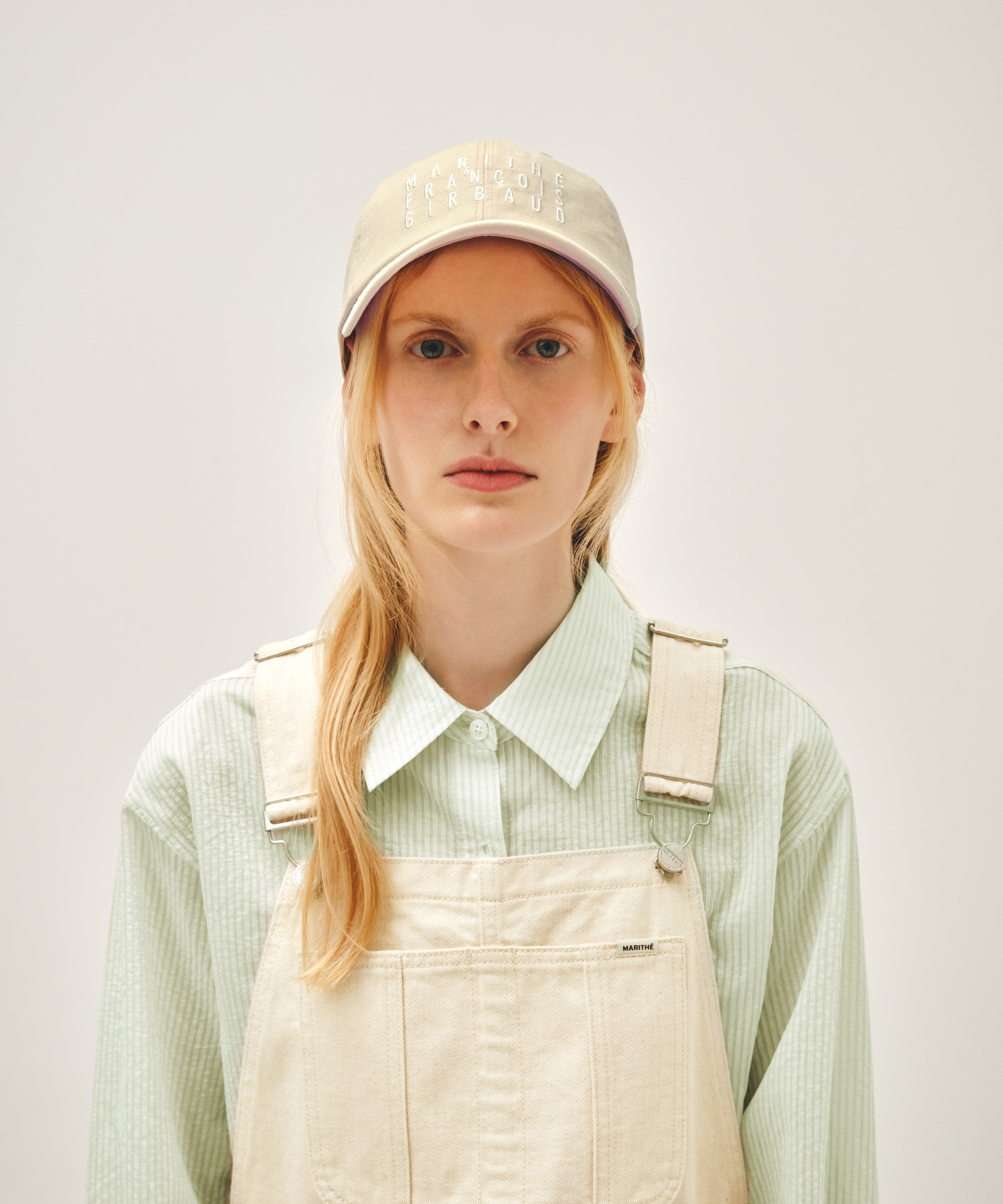 DRAWING CLASSIC LOGO FLAT BRIM CAP