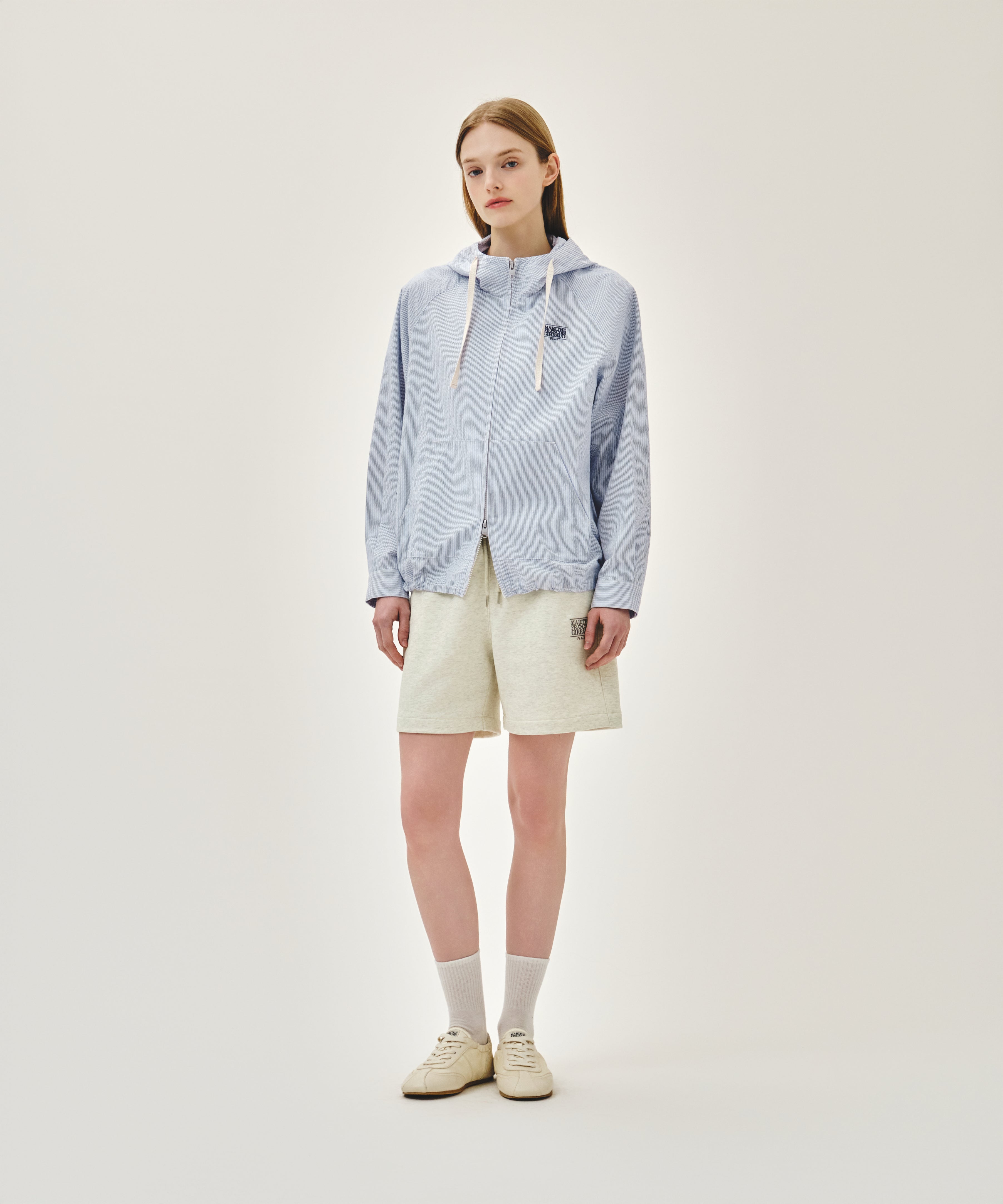 CLASSIC LOGO HOODED PATTERN JACKET