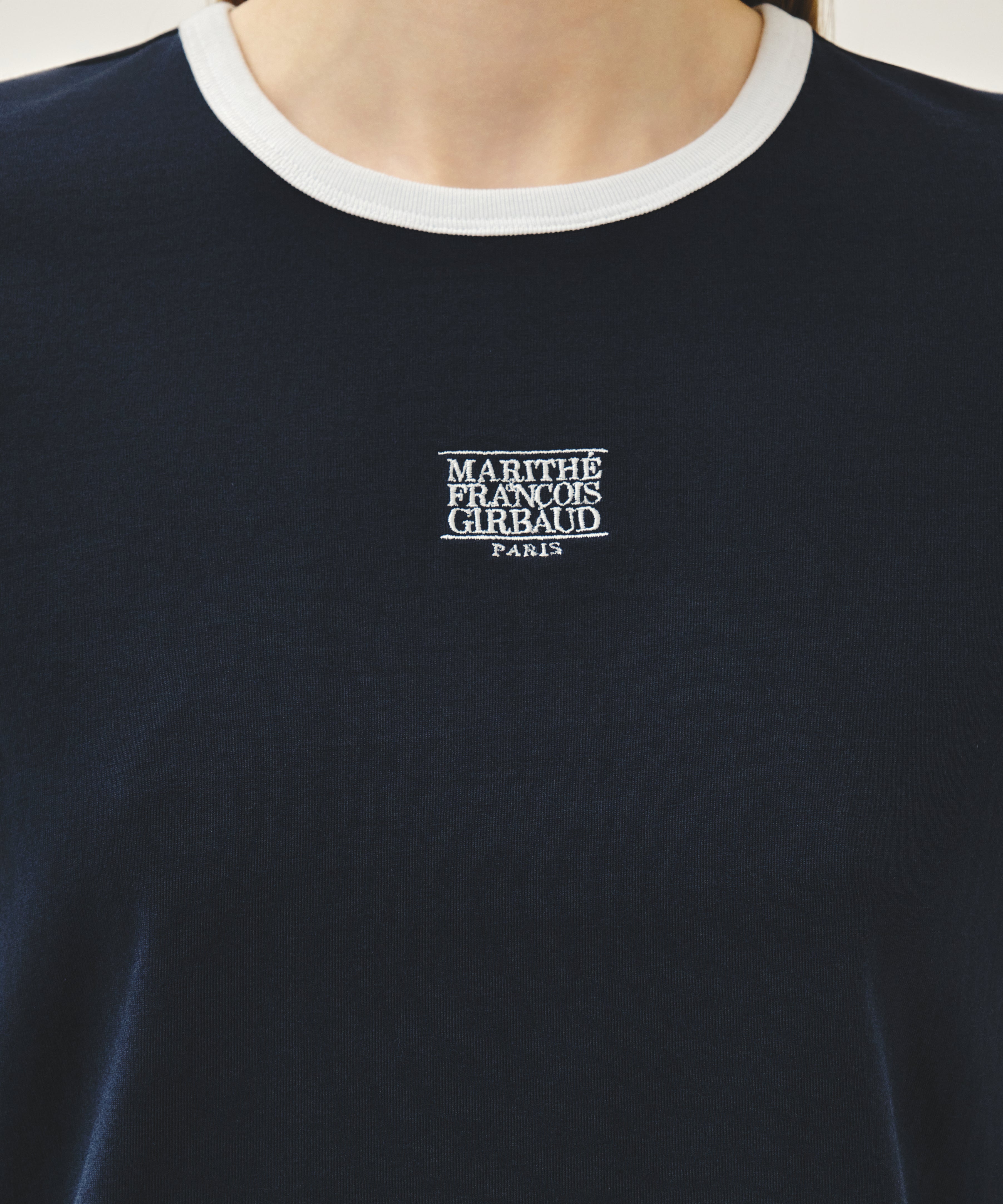 W CLASSIC LOGO RINGER TEE