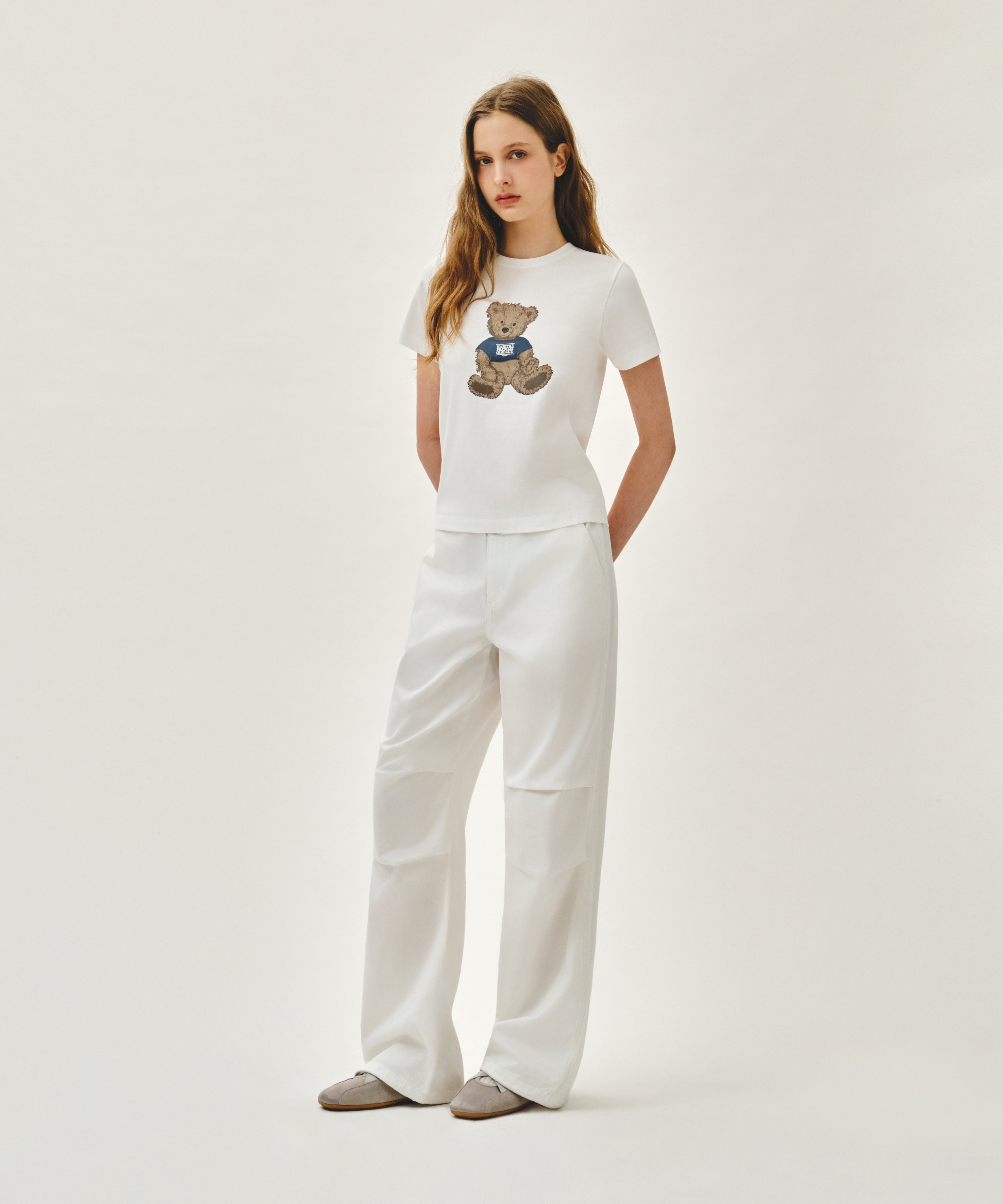 W SUMMER WIDE FIT DENIM PANTS