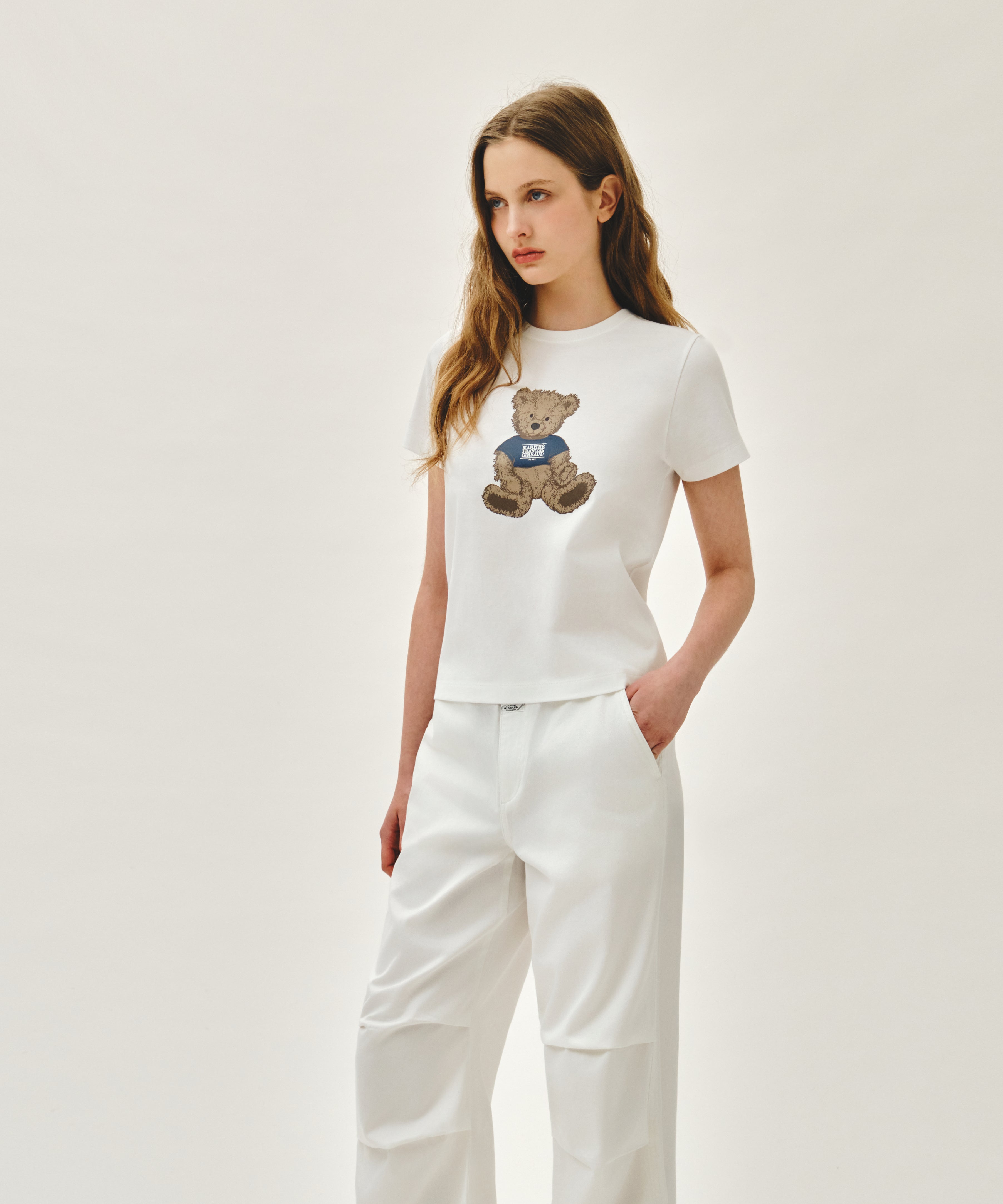 W SUMMER WIDE FIT DENIM PANTS