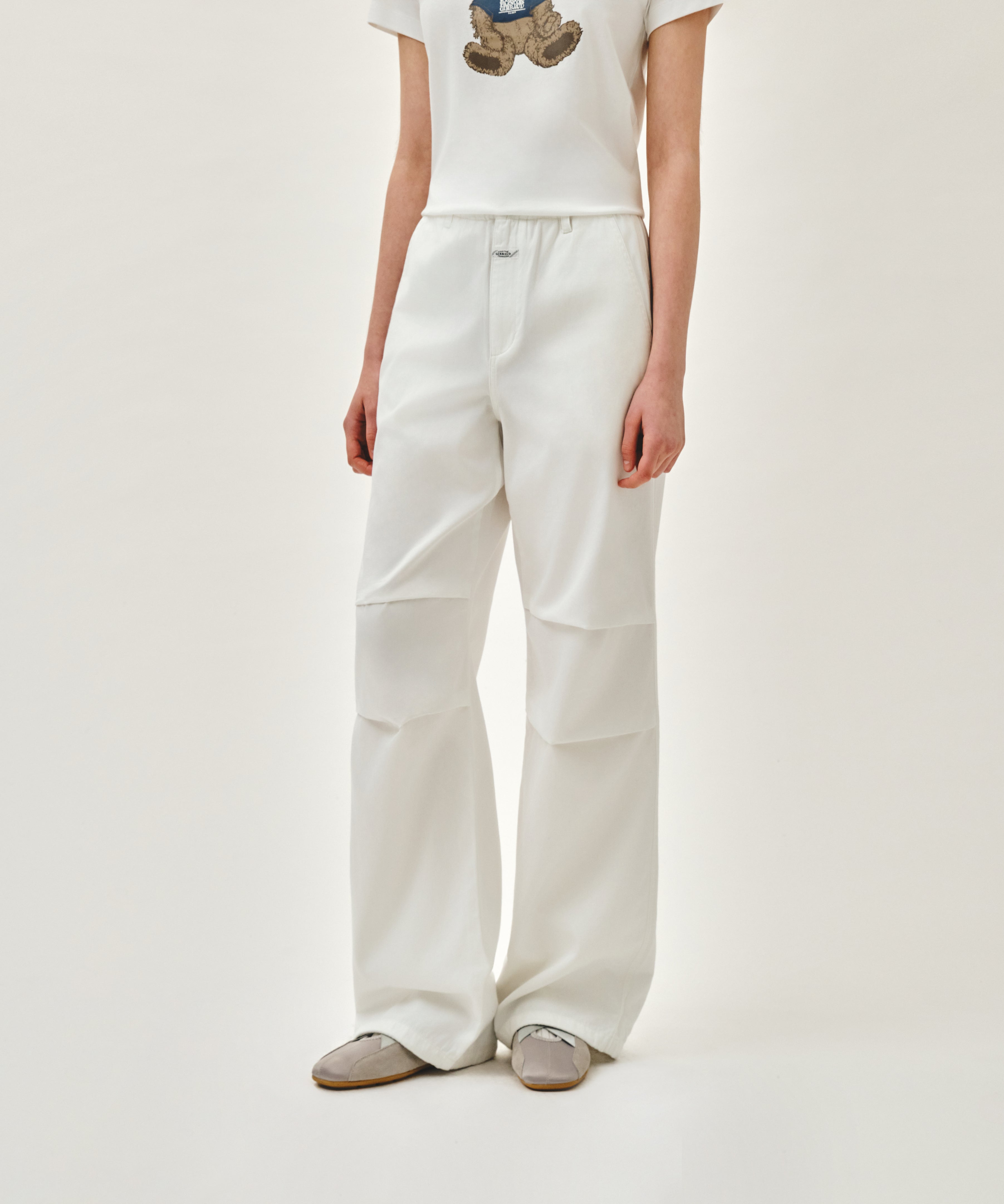 W SUMMER WIDE FIT DENIM PANTS