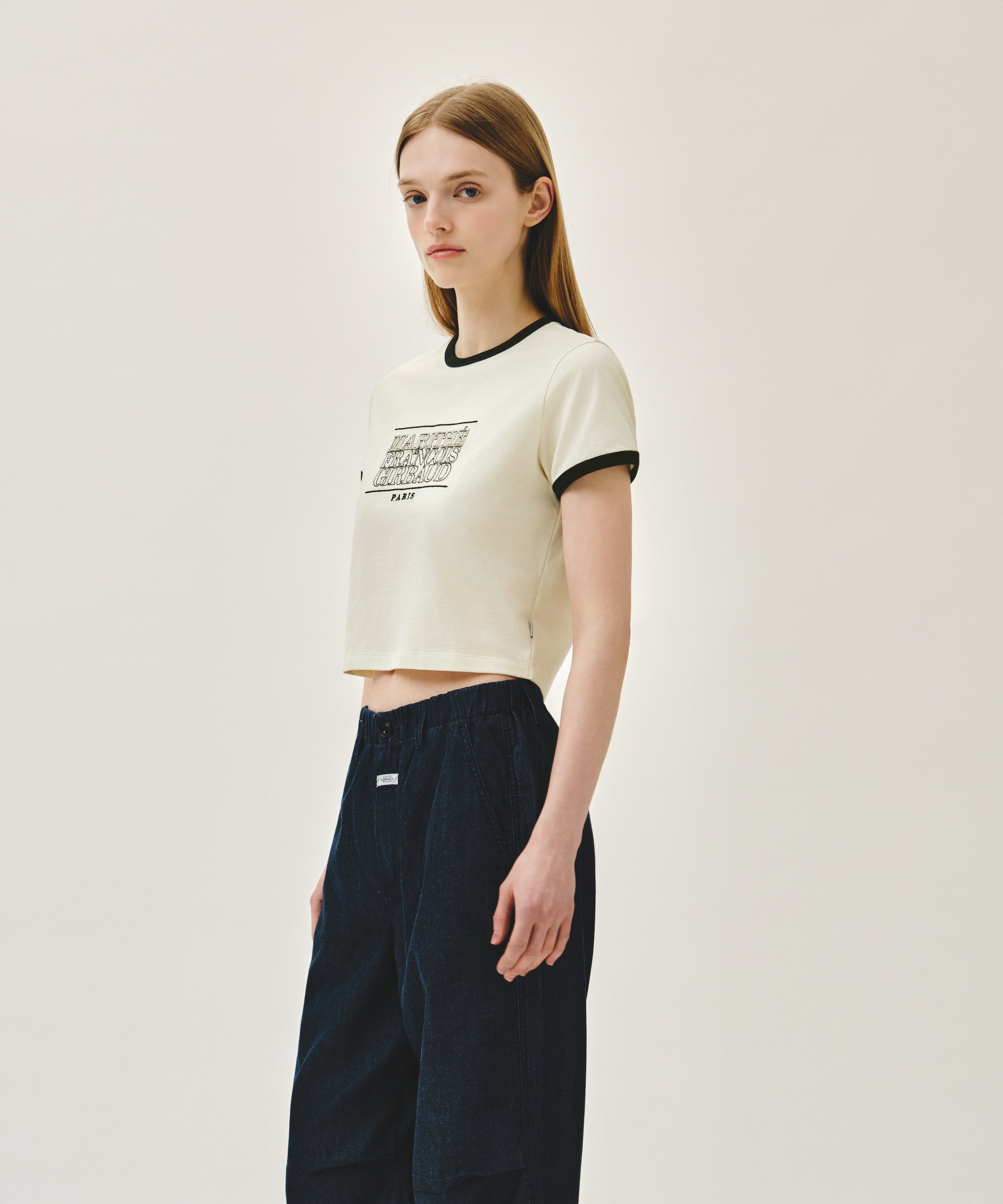W SUMMER WIDE FIT DENIM PANTS