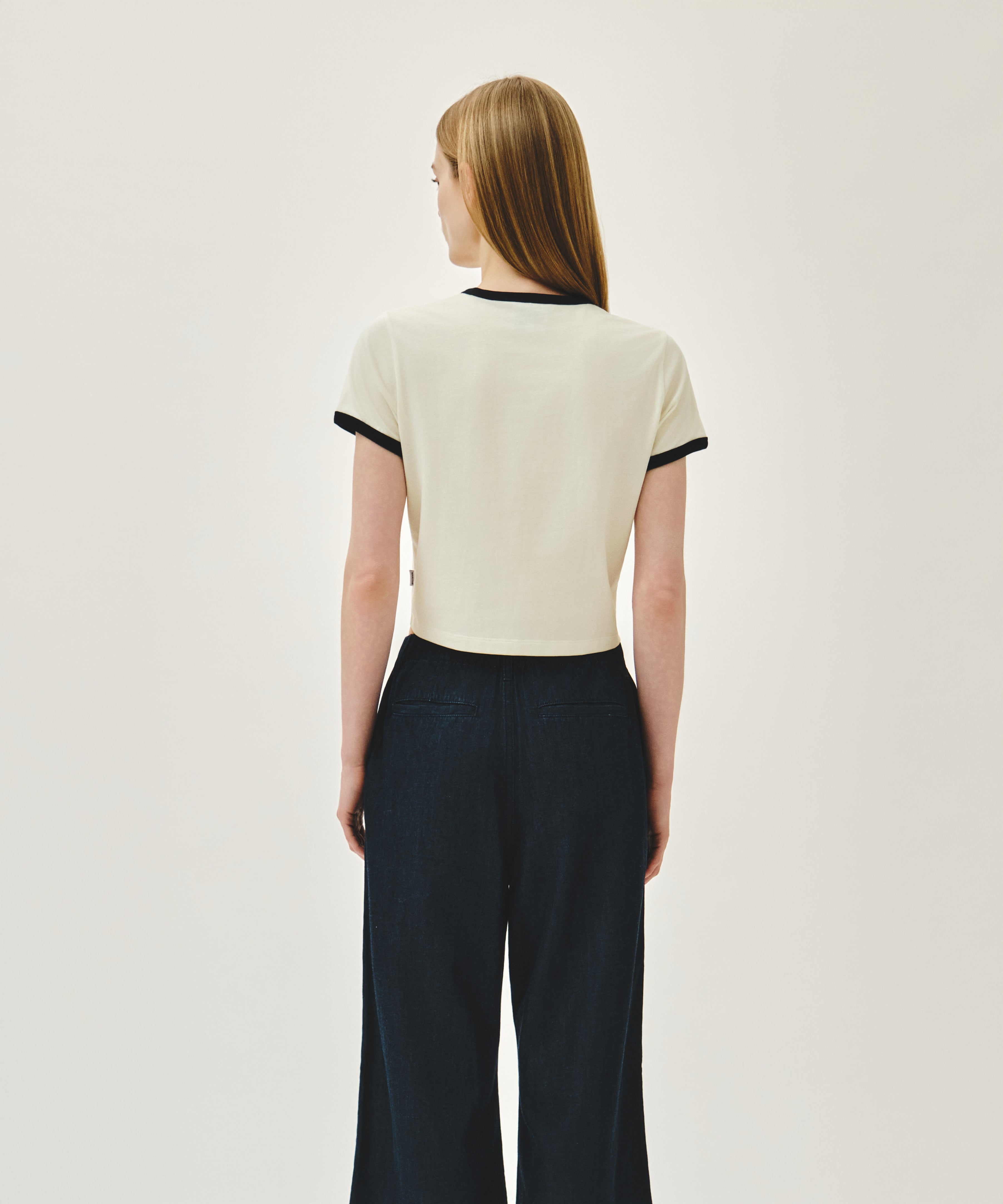 W SUMMER WIDE FIT DENIM PANTS