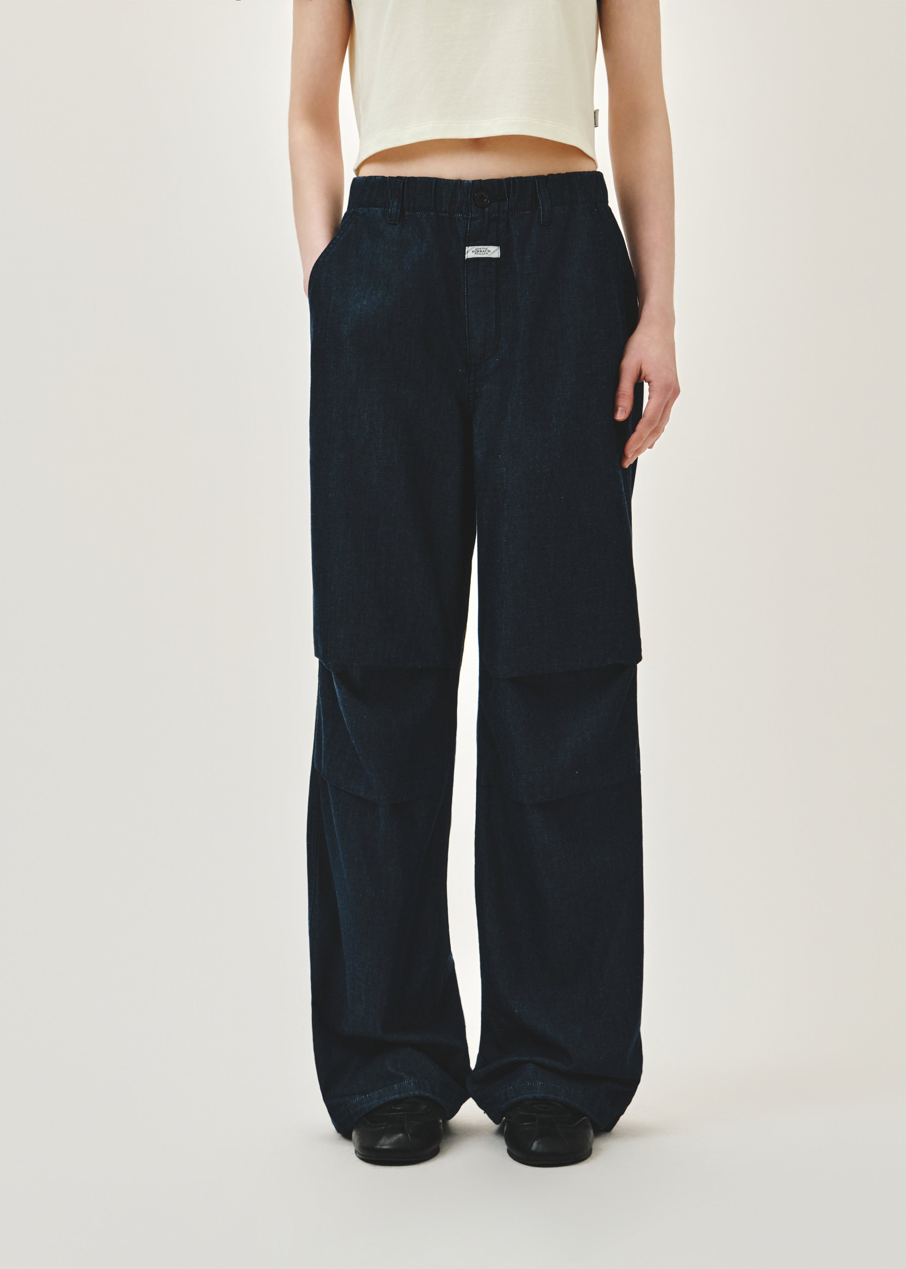 W SUMMER WIDE FIT DENIM PANTS