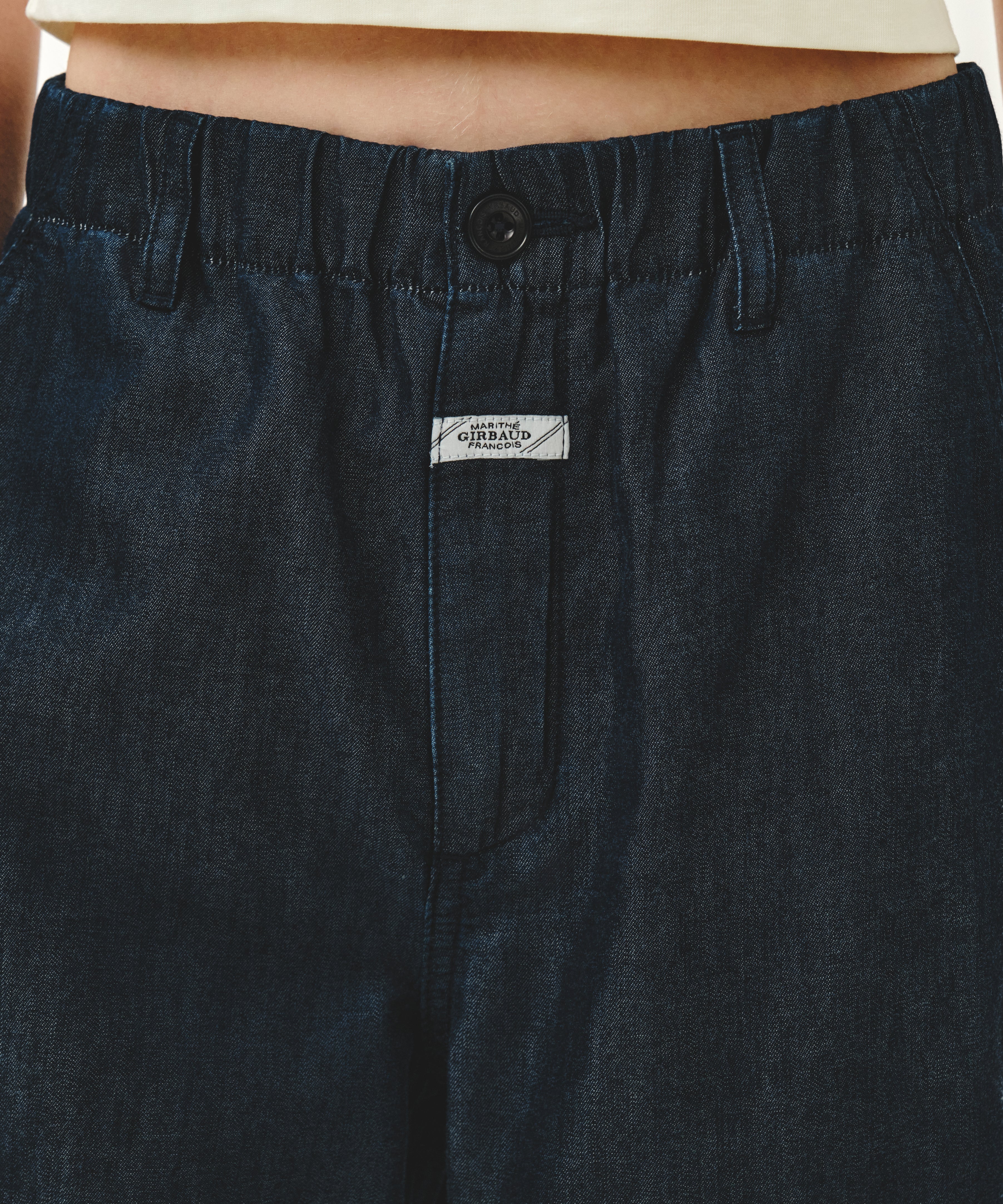 W SUMMER WIDE FIT DENIM PANTS