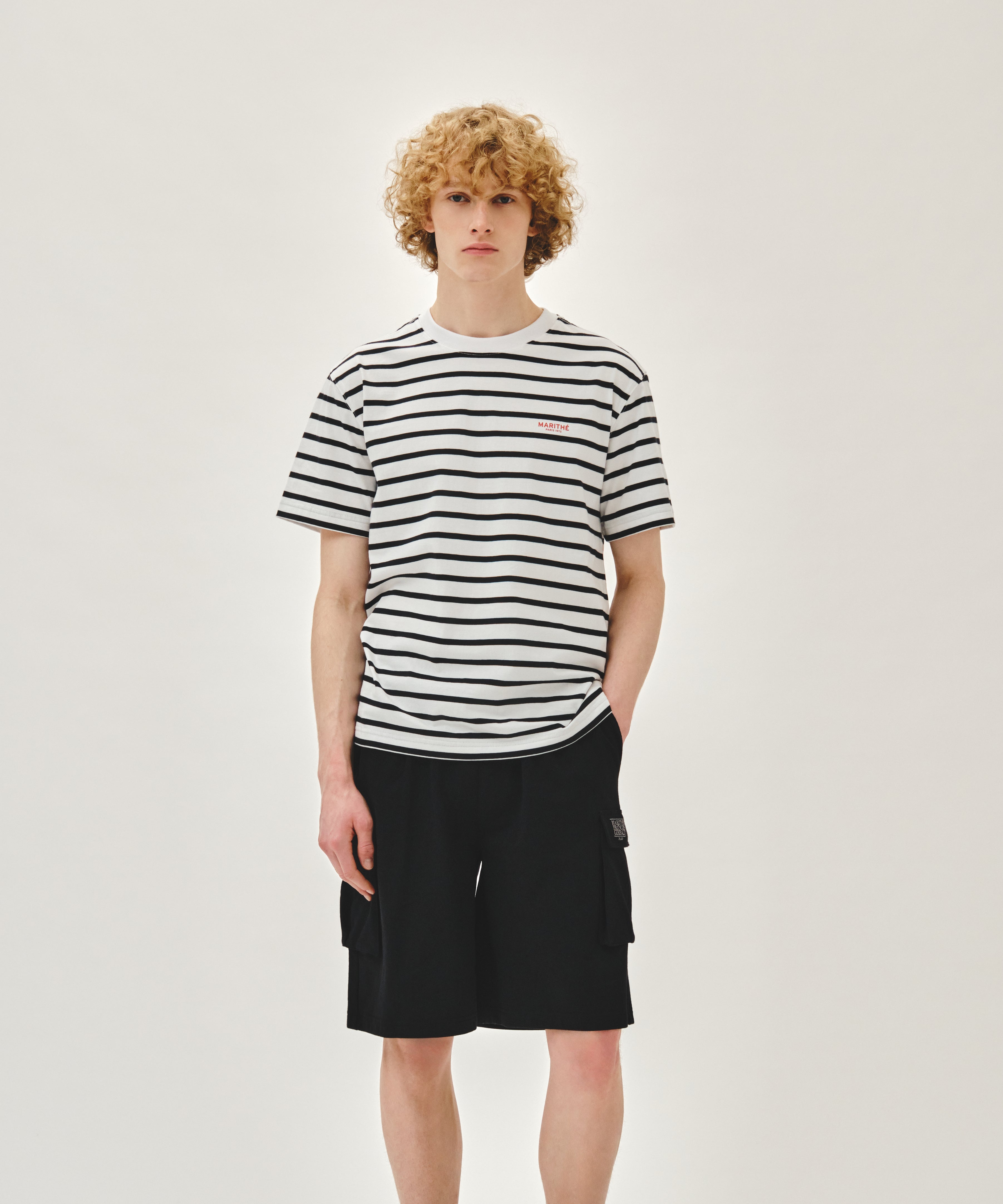 CLASSIC LOGO CARGO SWEAT SHORTS