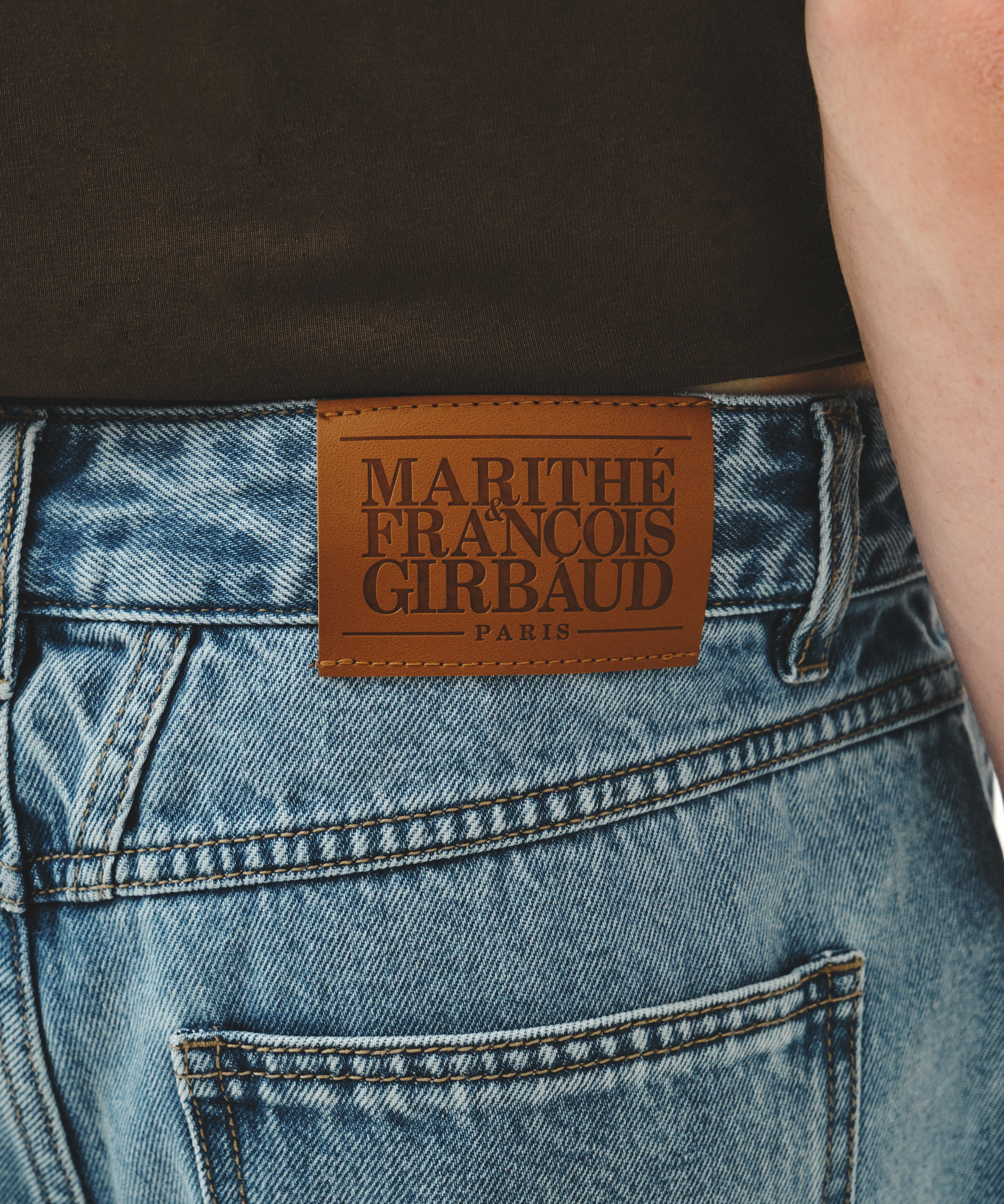 M BERMUDA DENIM PANTS
