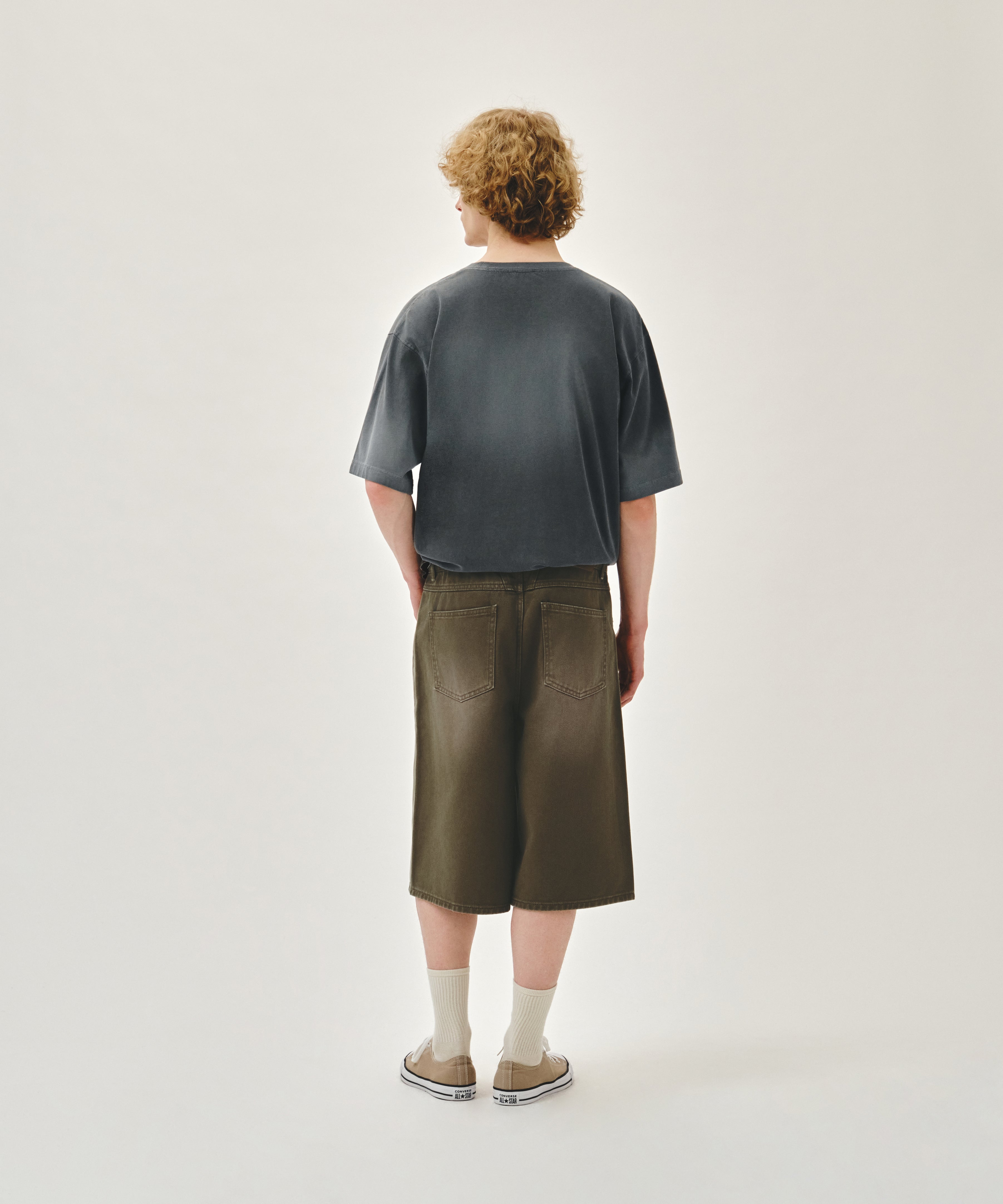 M BERMUDA DENIM PANTS