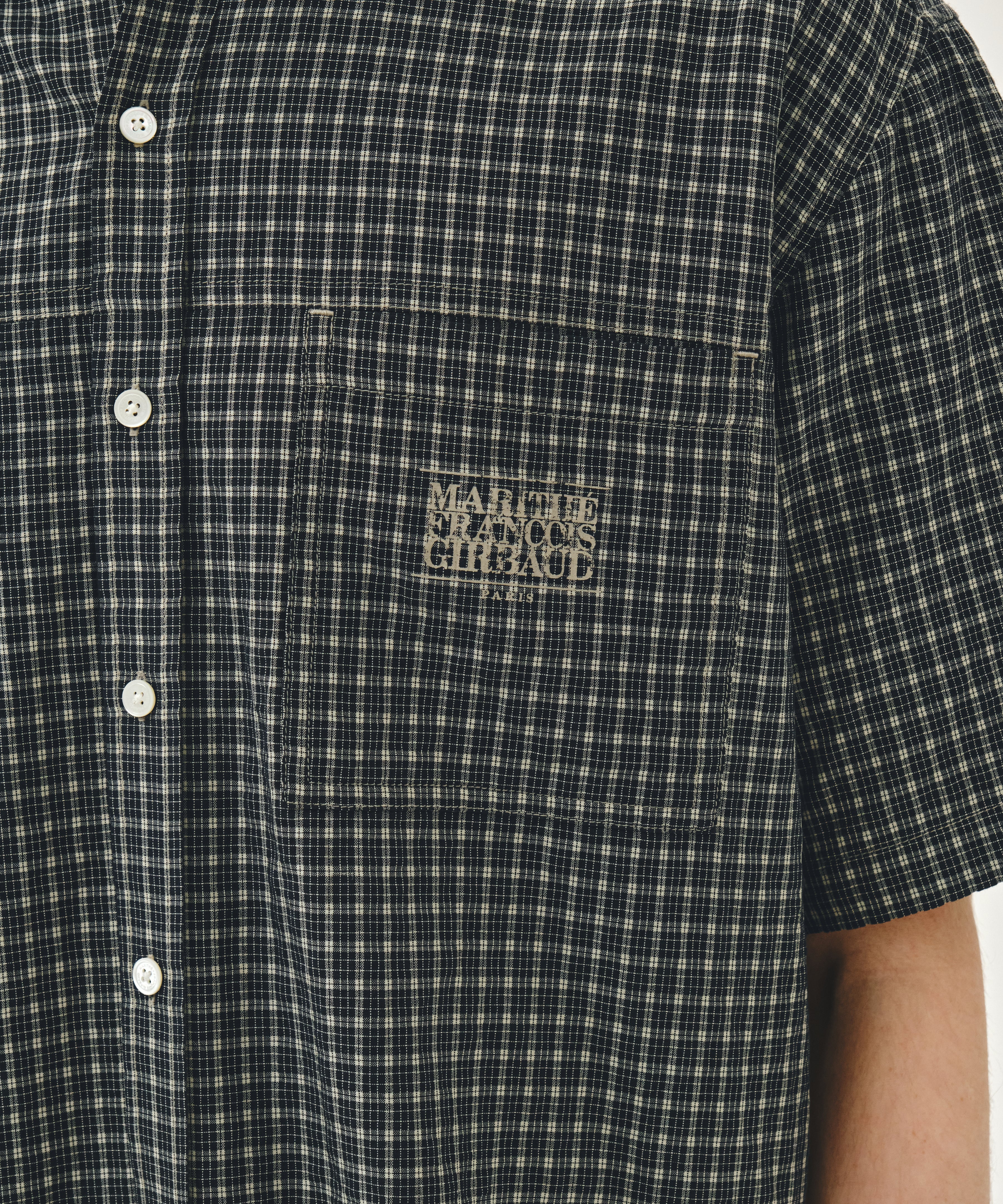 M CHECK HALF SLEEVE SHIRT