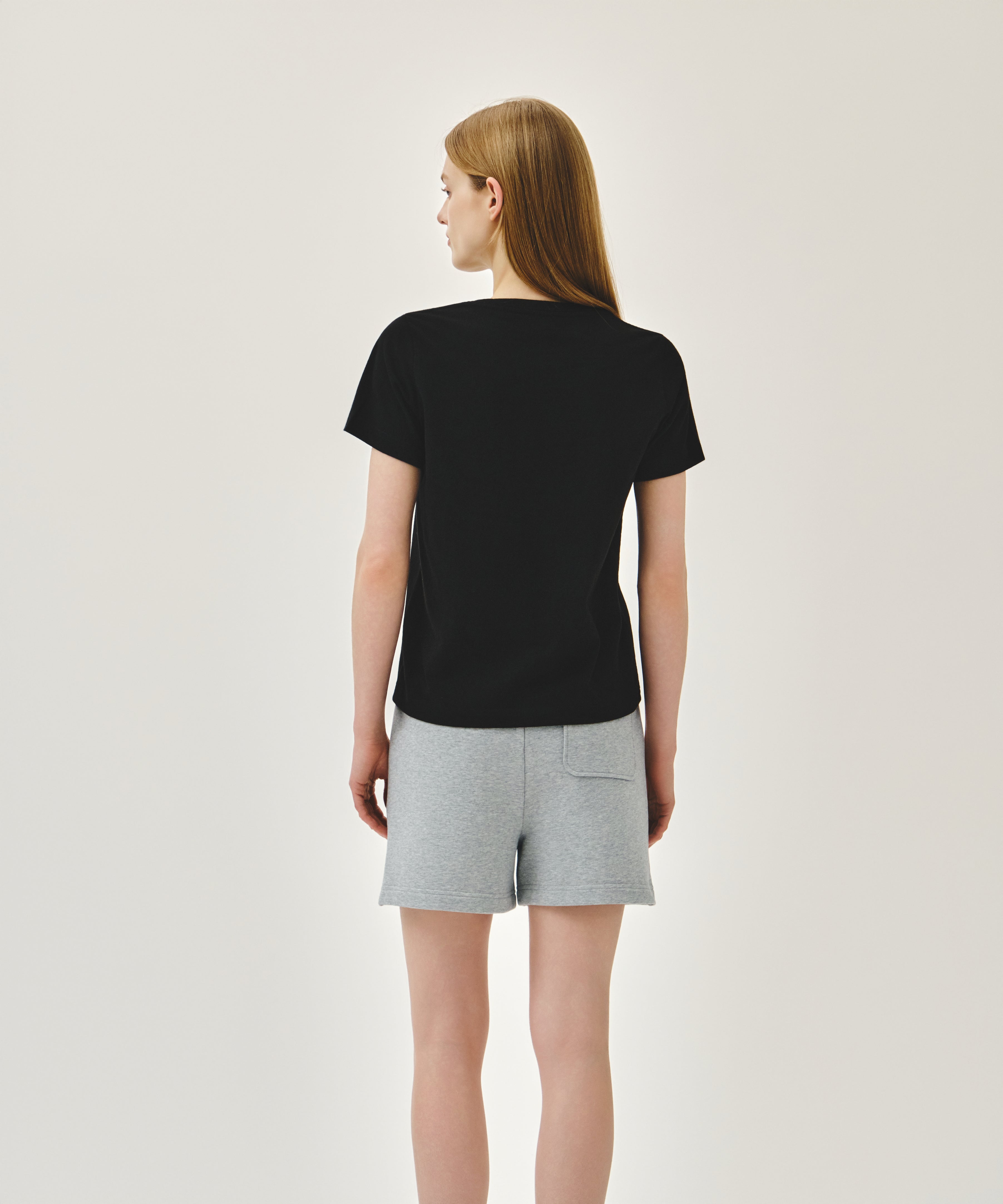 W VINTAGE CLASSIC LOGO SWEAT SHORTS