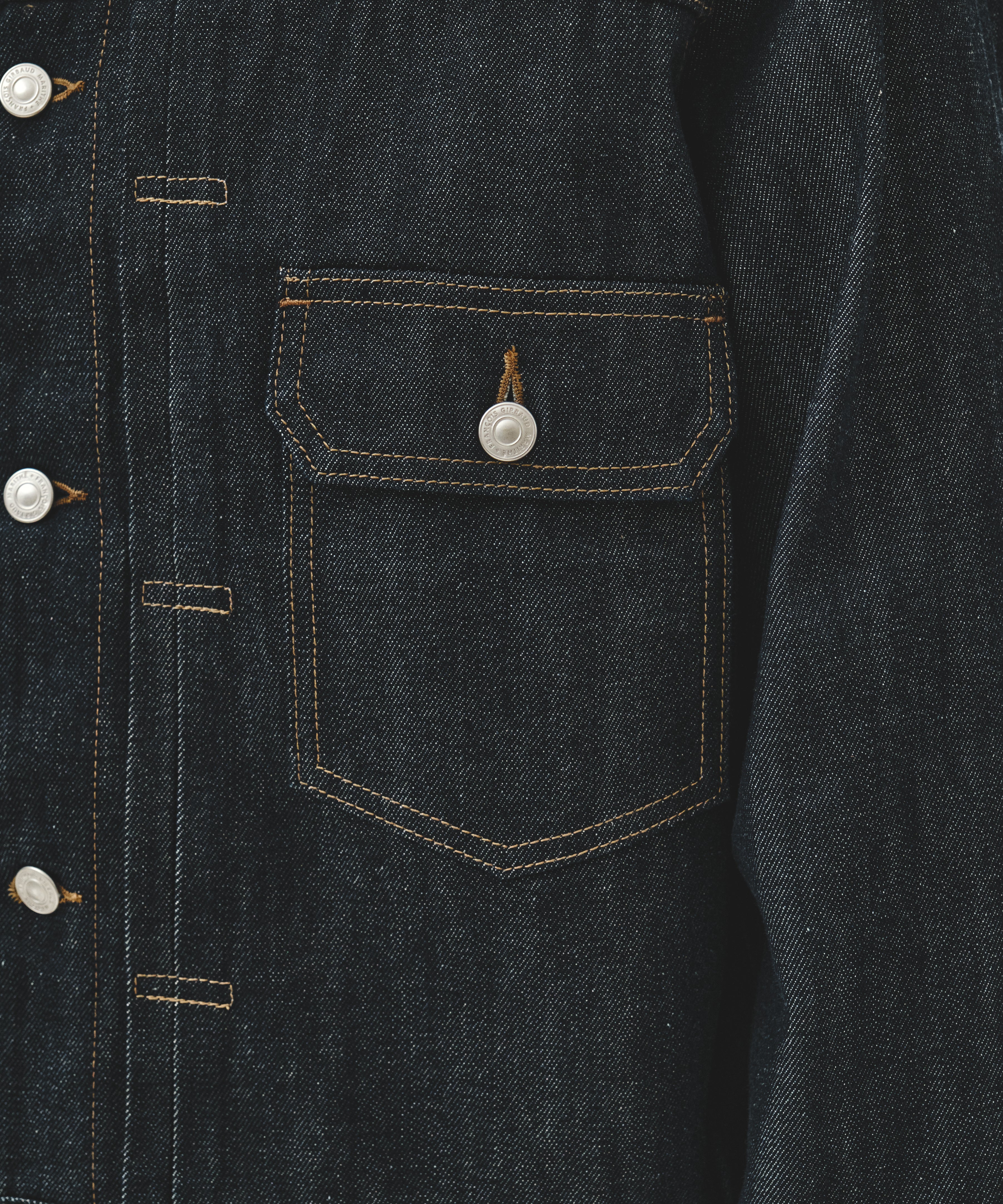M SELVAGE DENIM TRUCKER JACKET