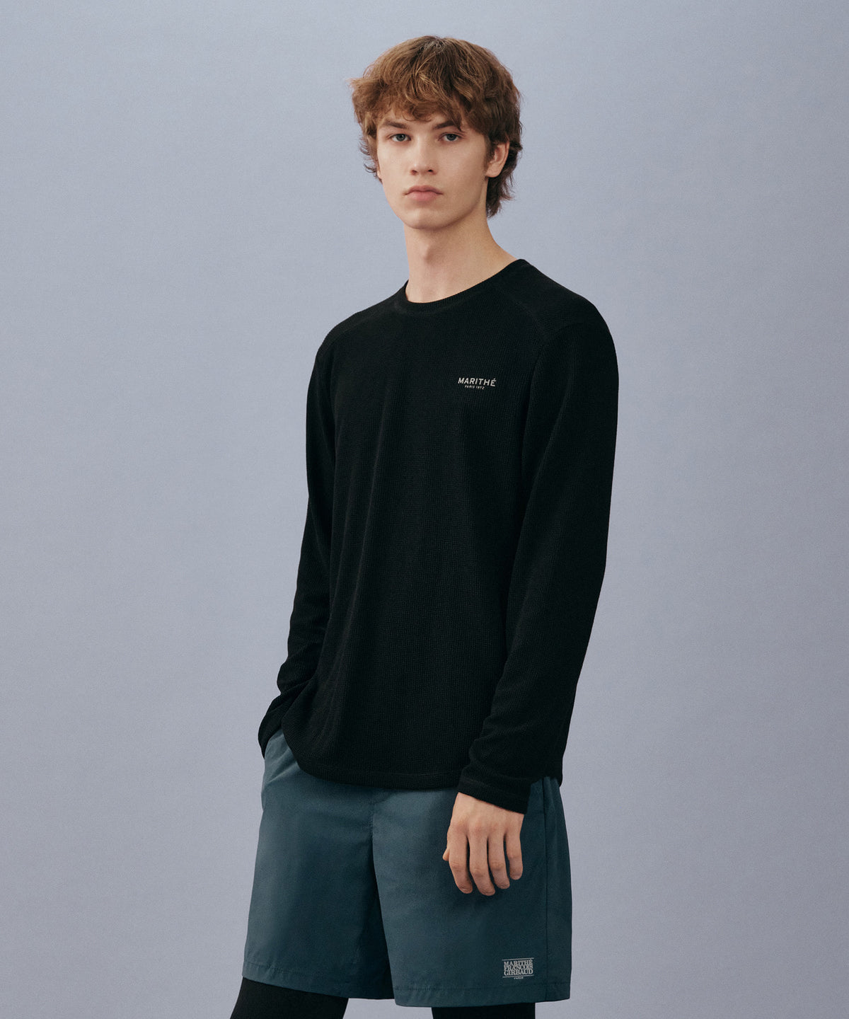 MARITHE SPORT M STRETCH CREWNECK LONG SLEEVE