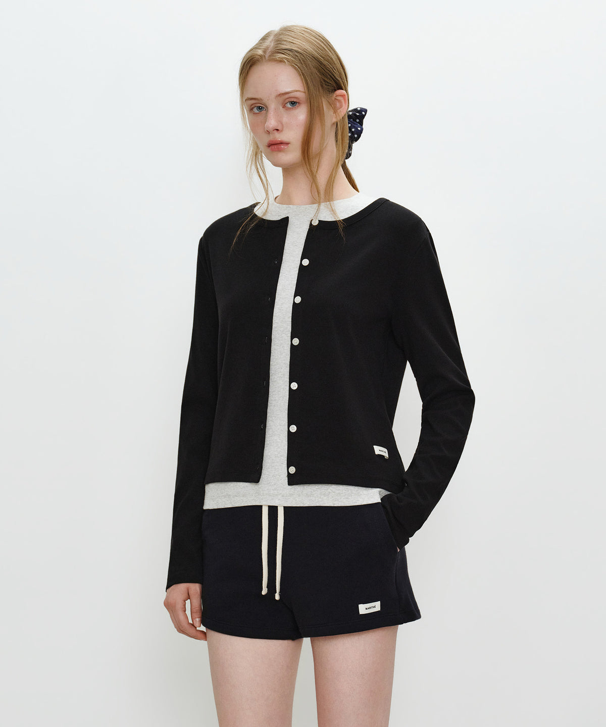 W BASIC COTTON CARDIGAN