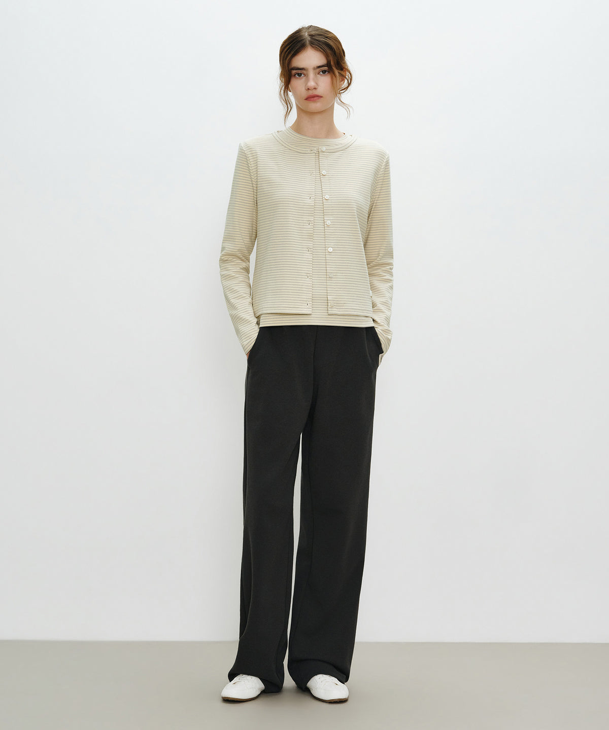 W BASIC COTTON CARDIGAN