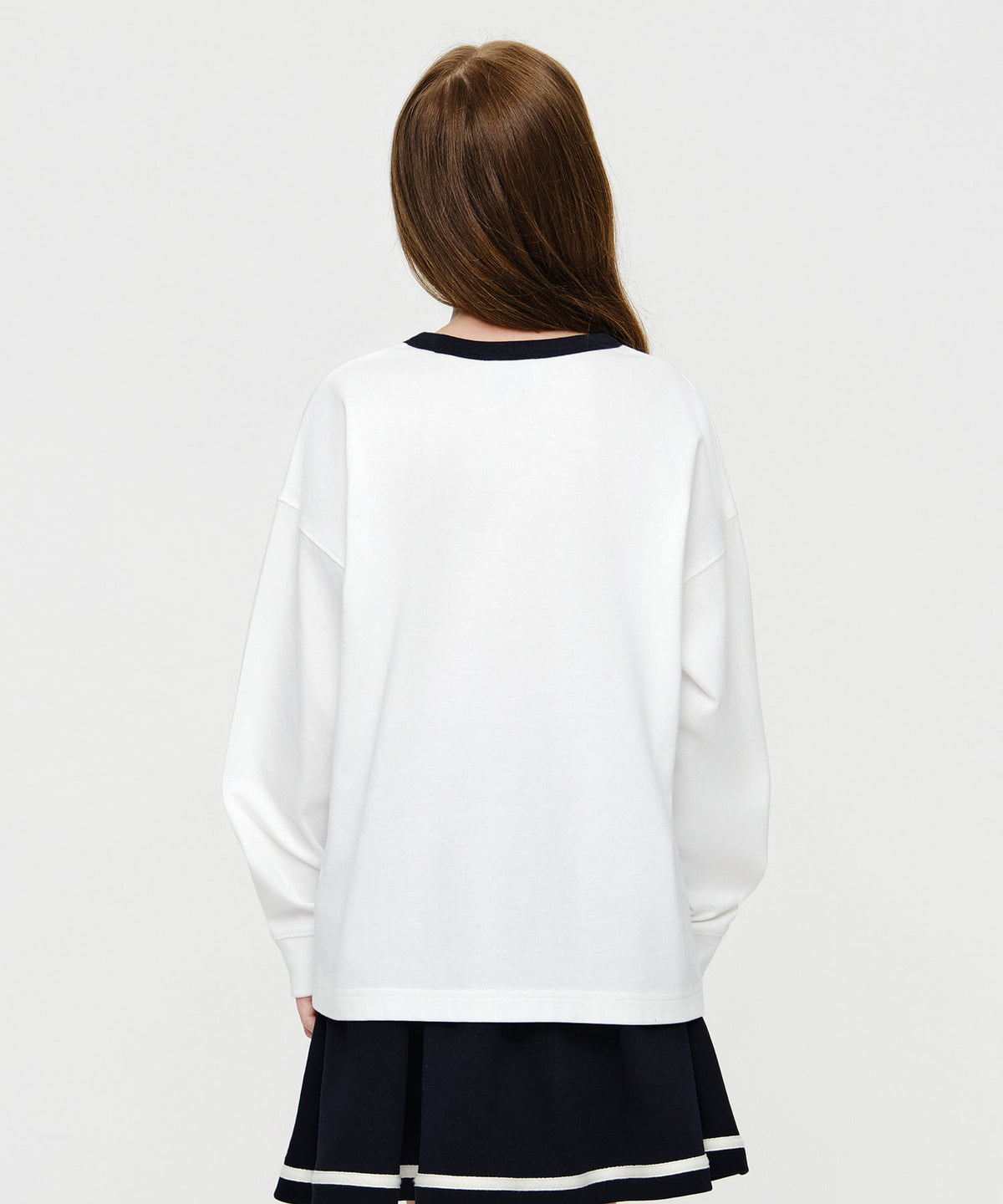 KIDS CLASSIC LOGO LONG SLEEVE RINGER TEE
