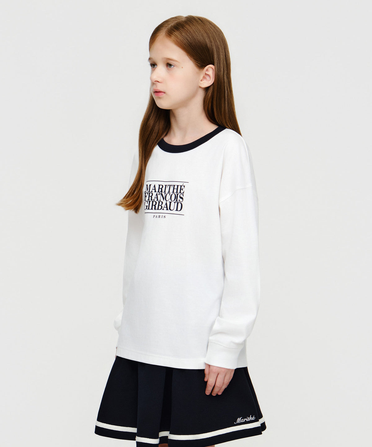KIDS CLASSIC LOGO LONG SLEEVE RINGER TEE