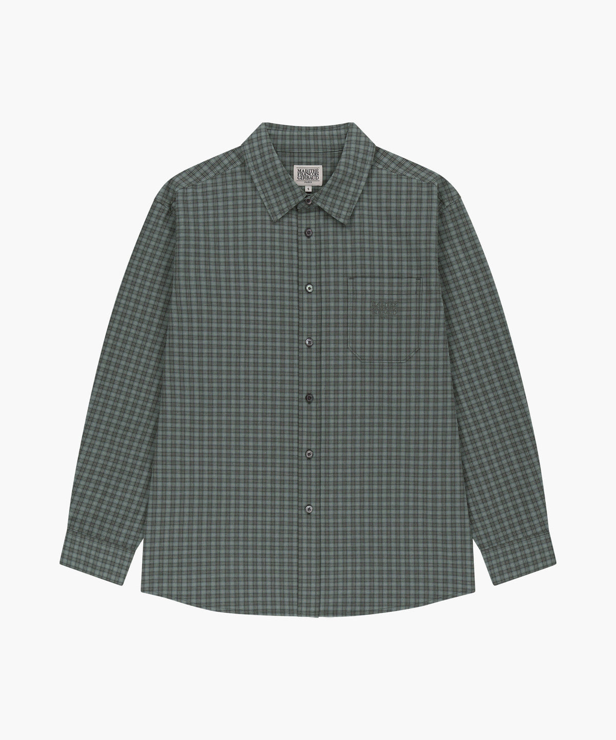 MICRO CLASSIC LOGO OVERSIZED CHECK SHIRT