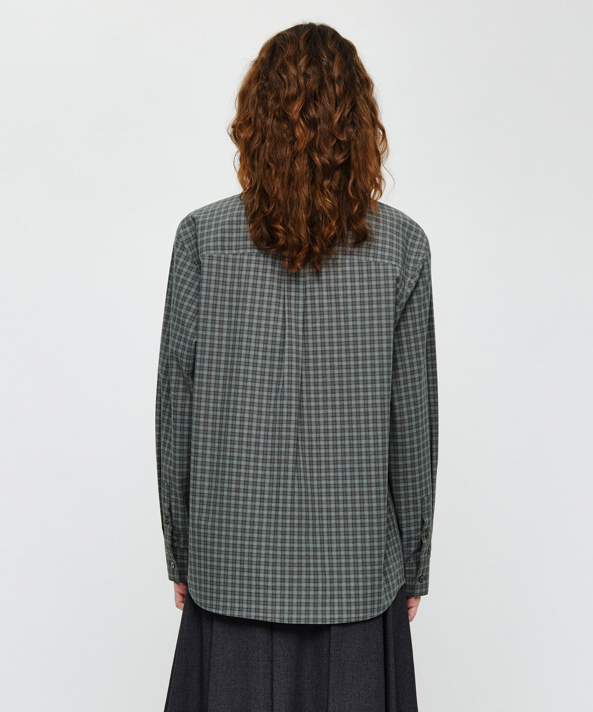 MICRO CLASSIC LOGO OVERSIZED CHECK SHIRT