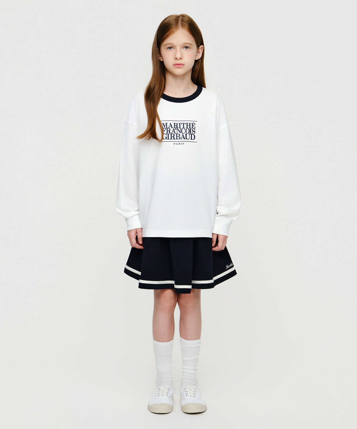 KIDS CLASSIC LOGO LONG SLEEVE RINGER TEE
