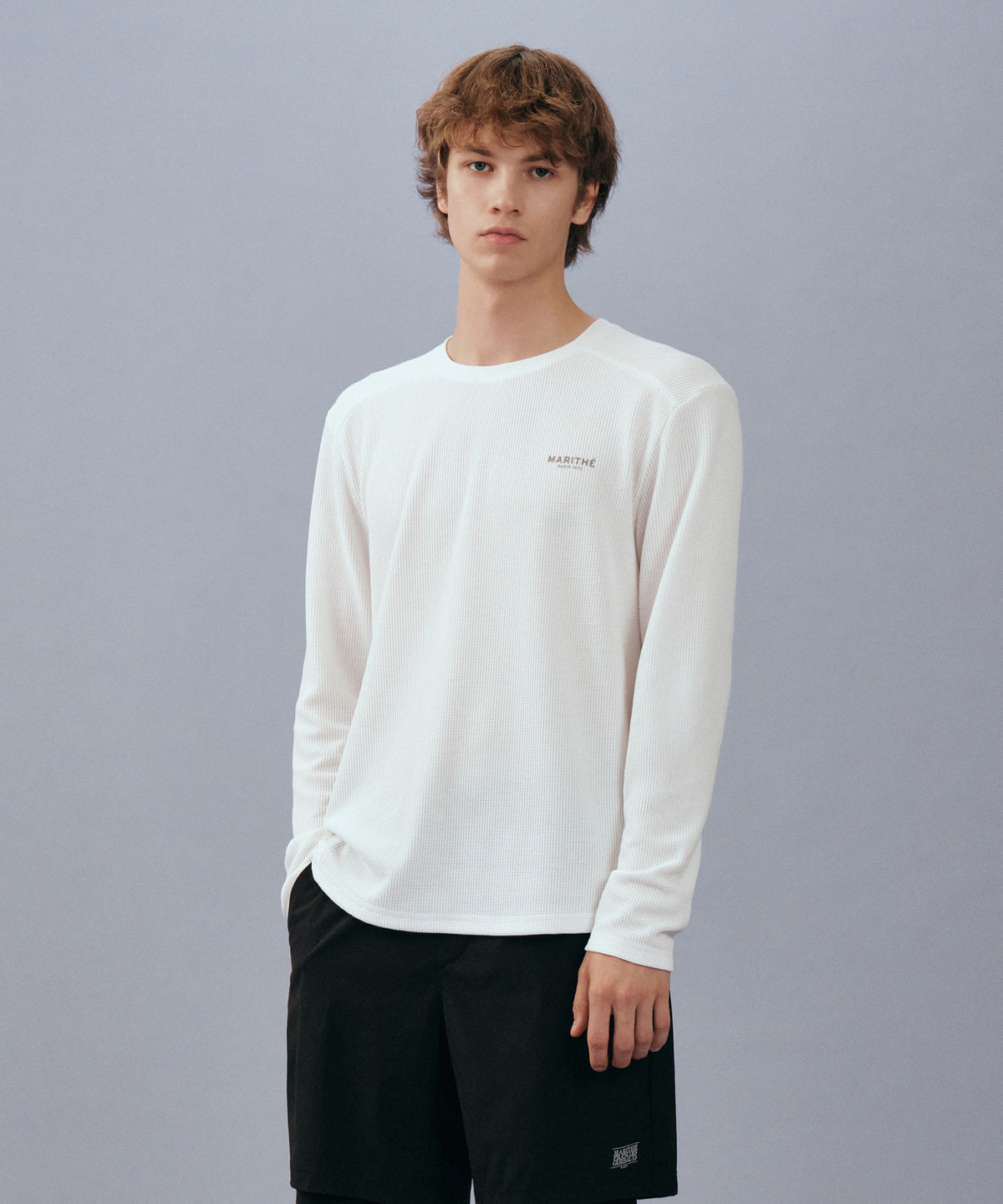 MARITHE SPORT M STRETCH CREWNECK LONG SLEEVE