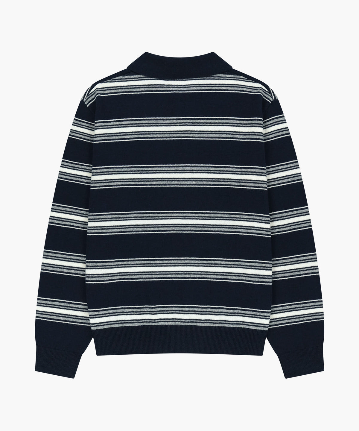 SMALL CLASSIC LOGO MULTI STRIPE POLO KNIT