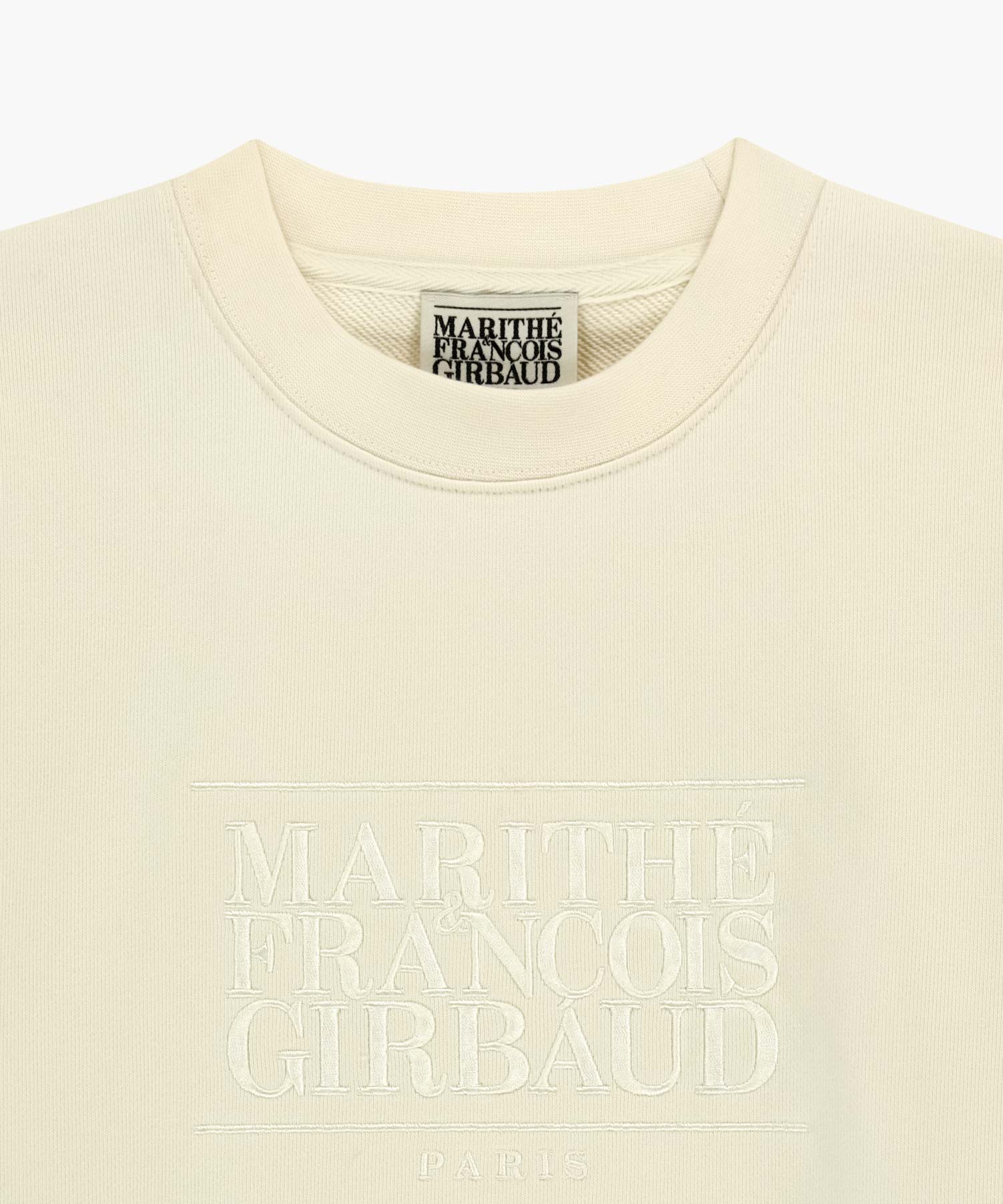 W CLASSIC LOGO CROP SWEATSHIRT