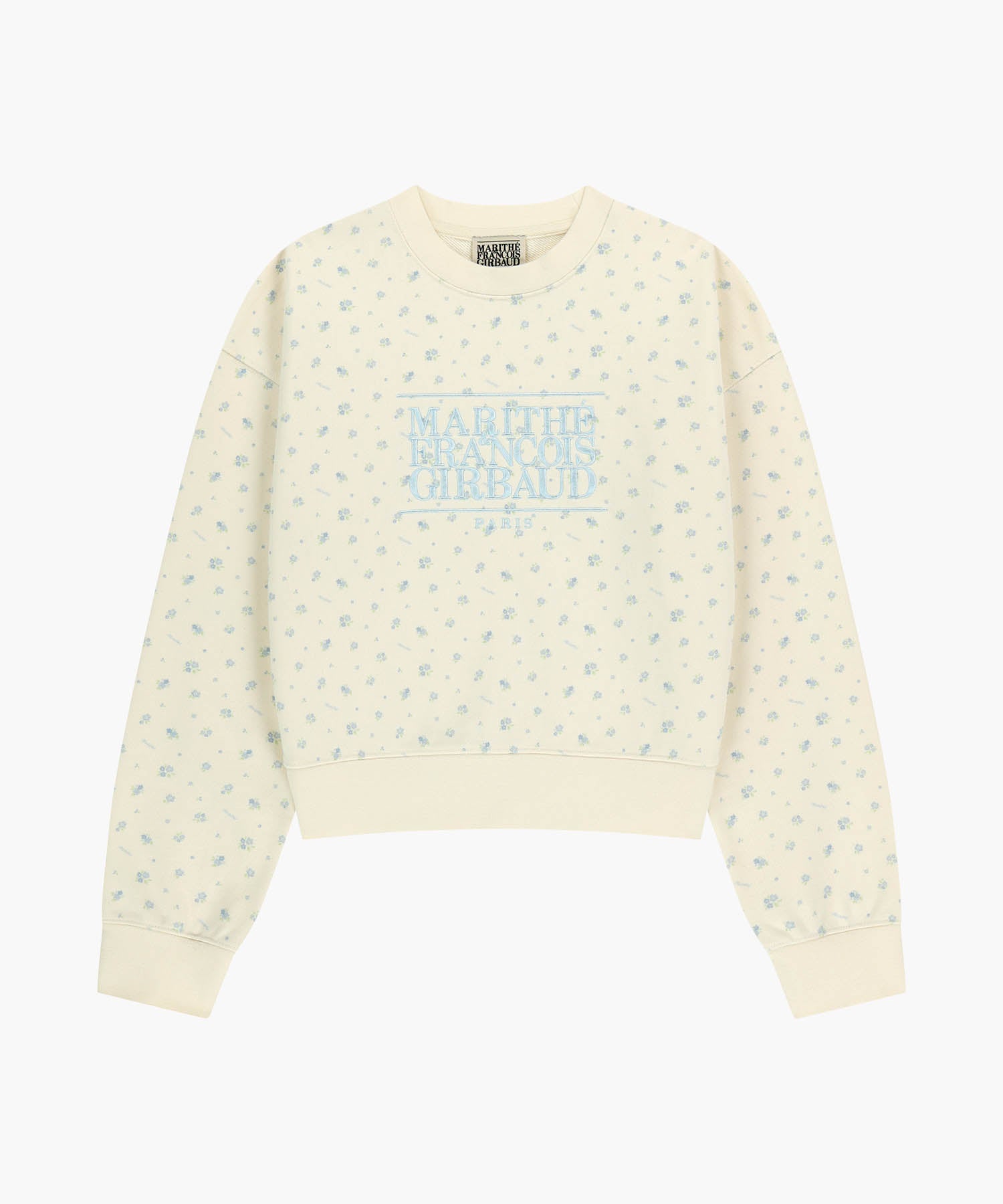 W CLASSIC LOGO CROP SWEATSHIRT