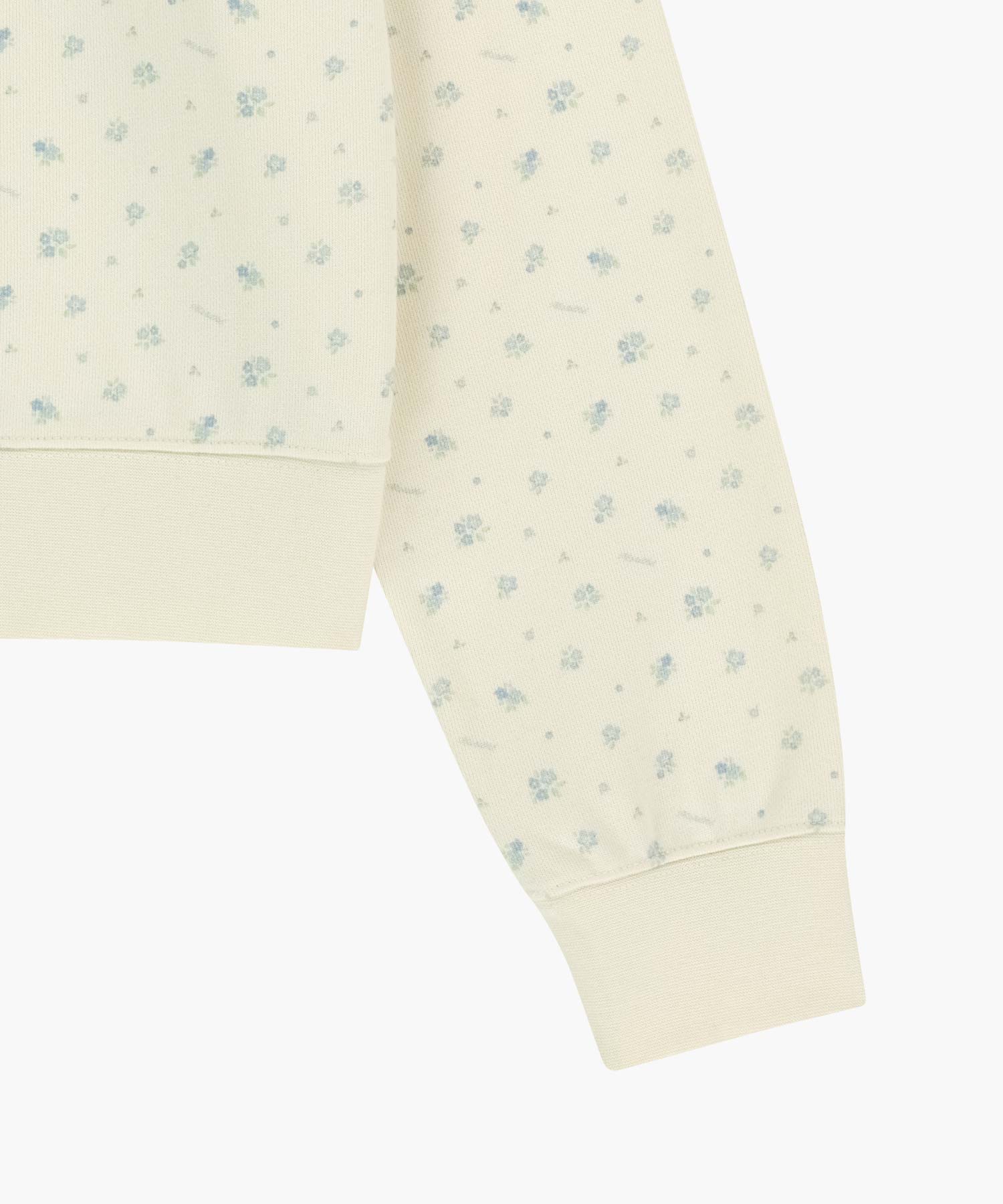 W CLASSIC LOGO CROP SWEATSHIRT