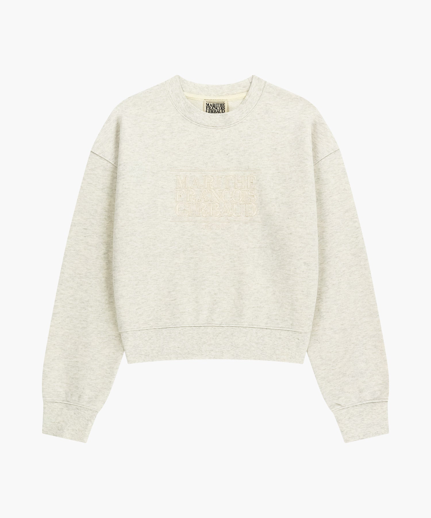 W CLASSIC LOGO CROP SWEATSHIRT