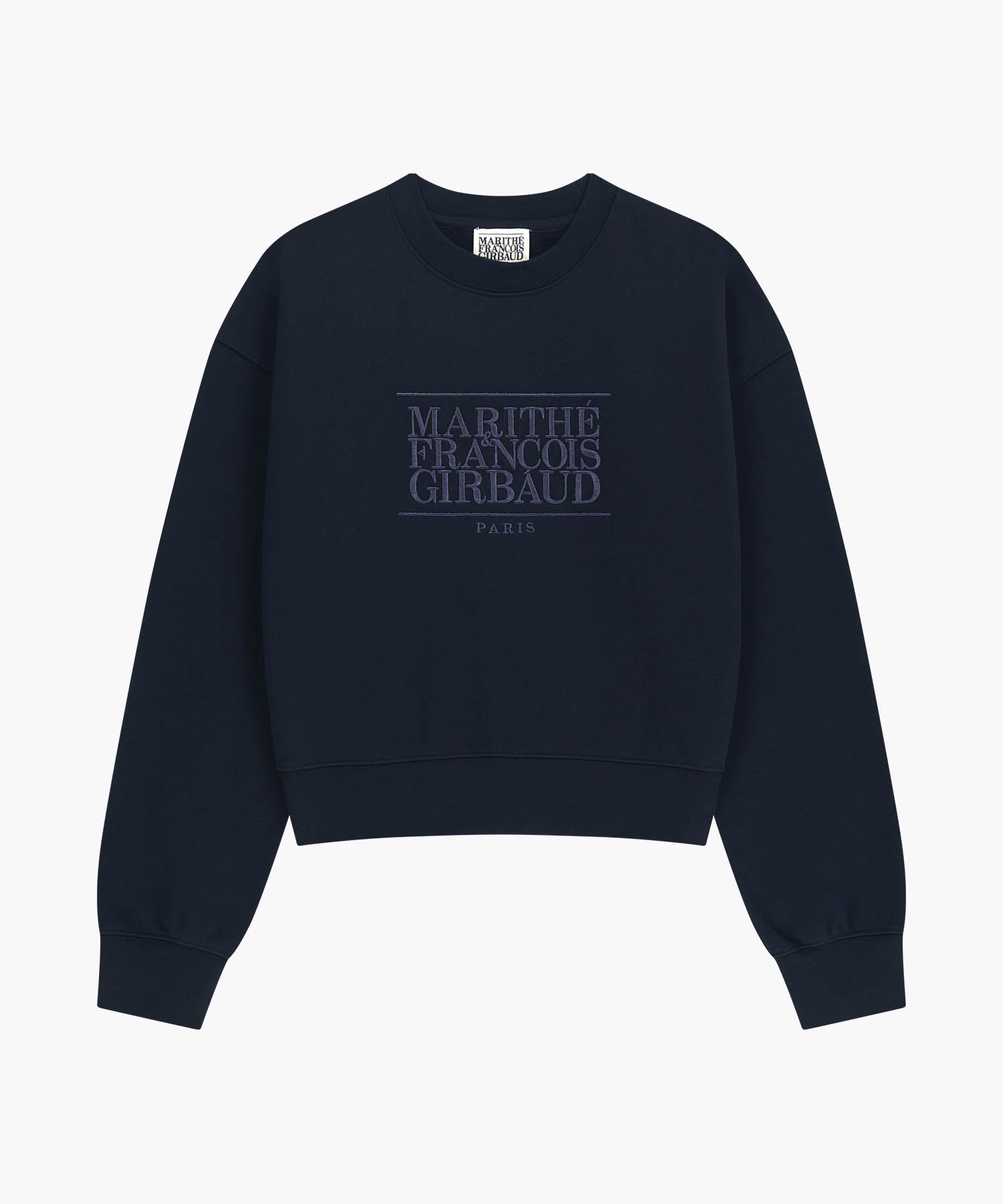 W CLASSIC LOGO CROP SWEATSHIRT