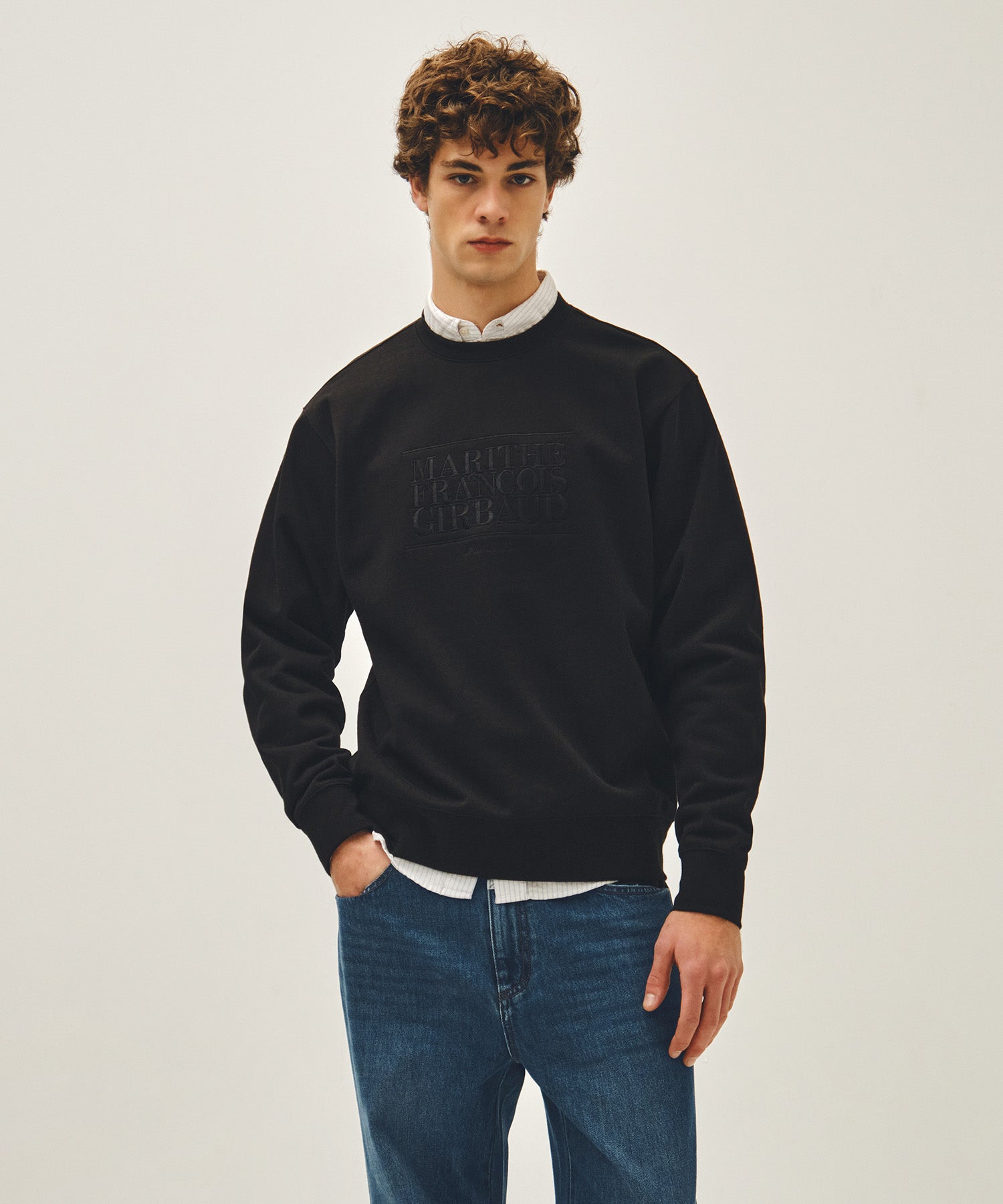 CLASSIC LOGO EMBROIDERY SWEATSHIRT