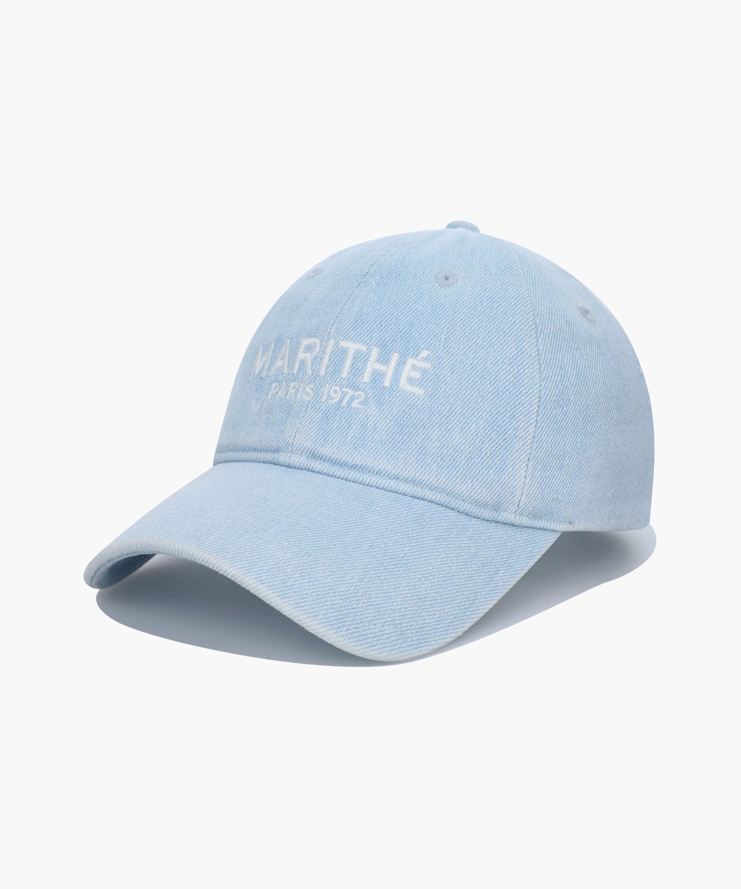 DENIM WASHING REGULAR LOGO BALL CAP