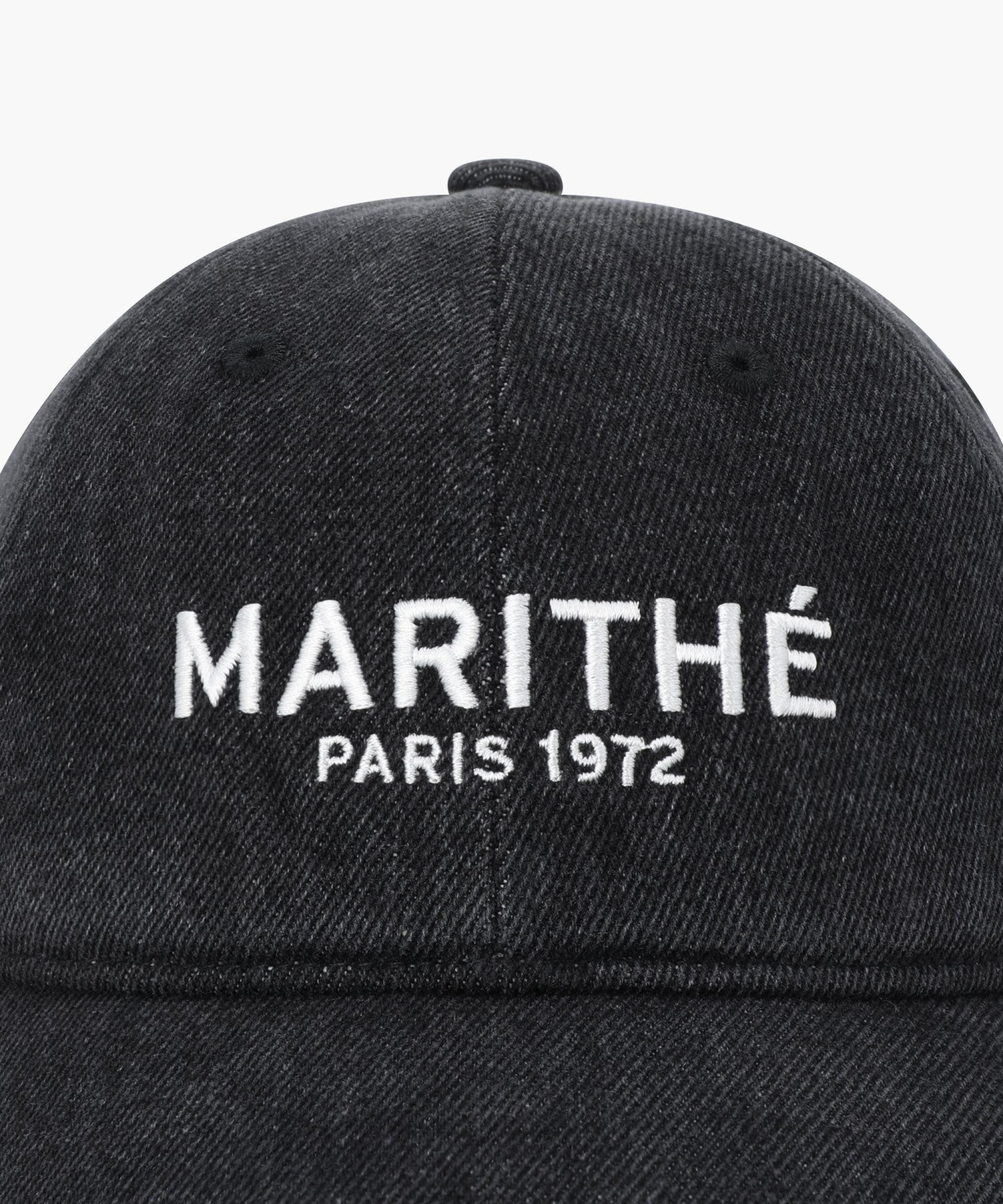 DENIM WASHING REGULAR LOGO BALL CAP