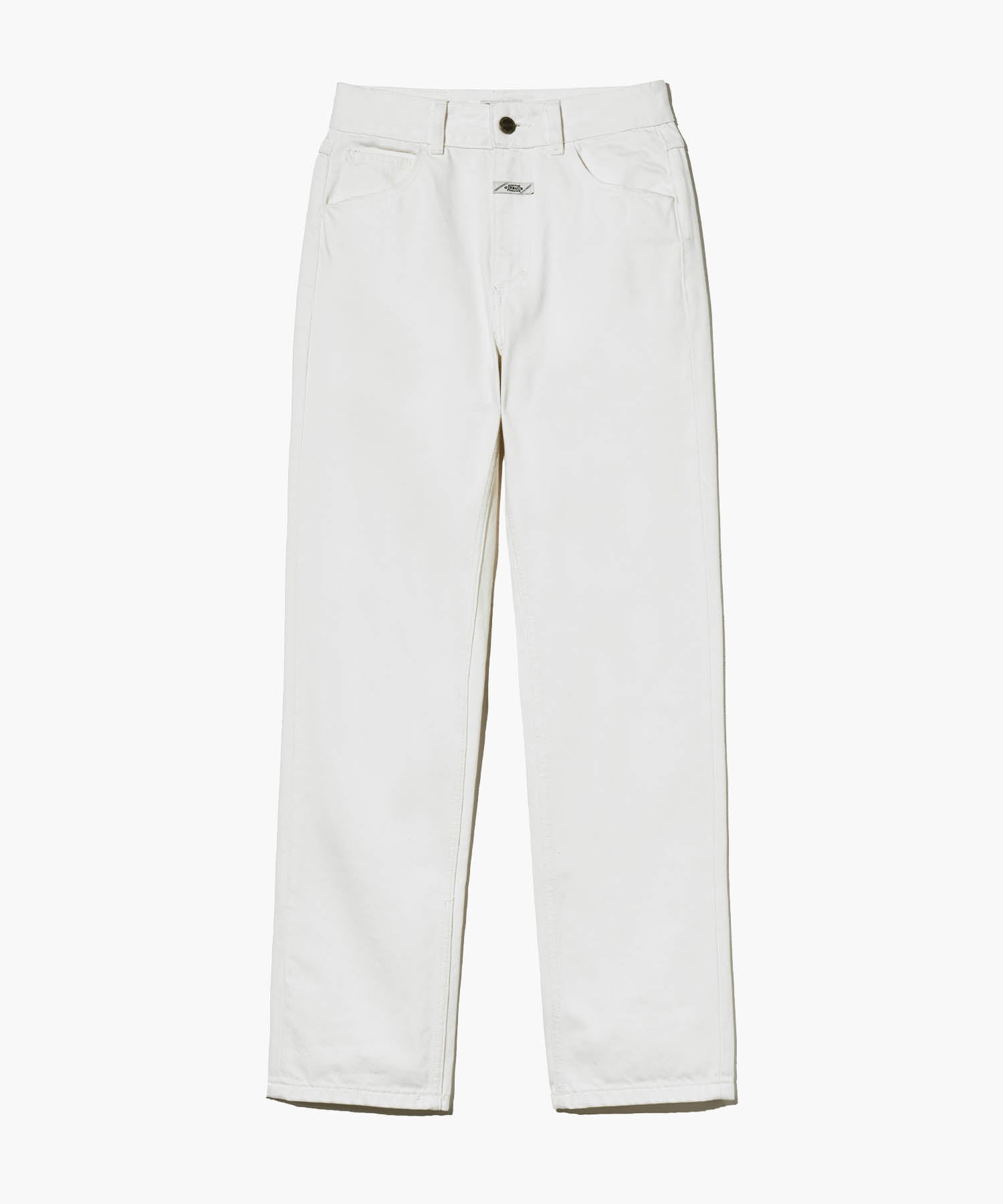 W SLIM STRAIGHT DENIM PANTS