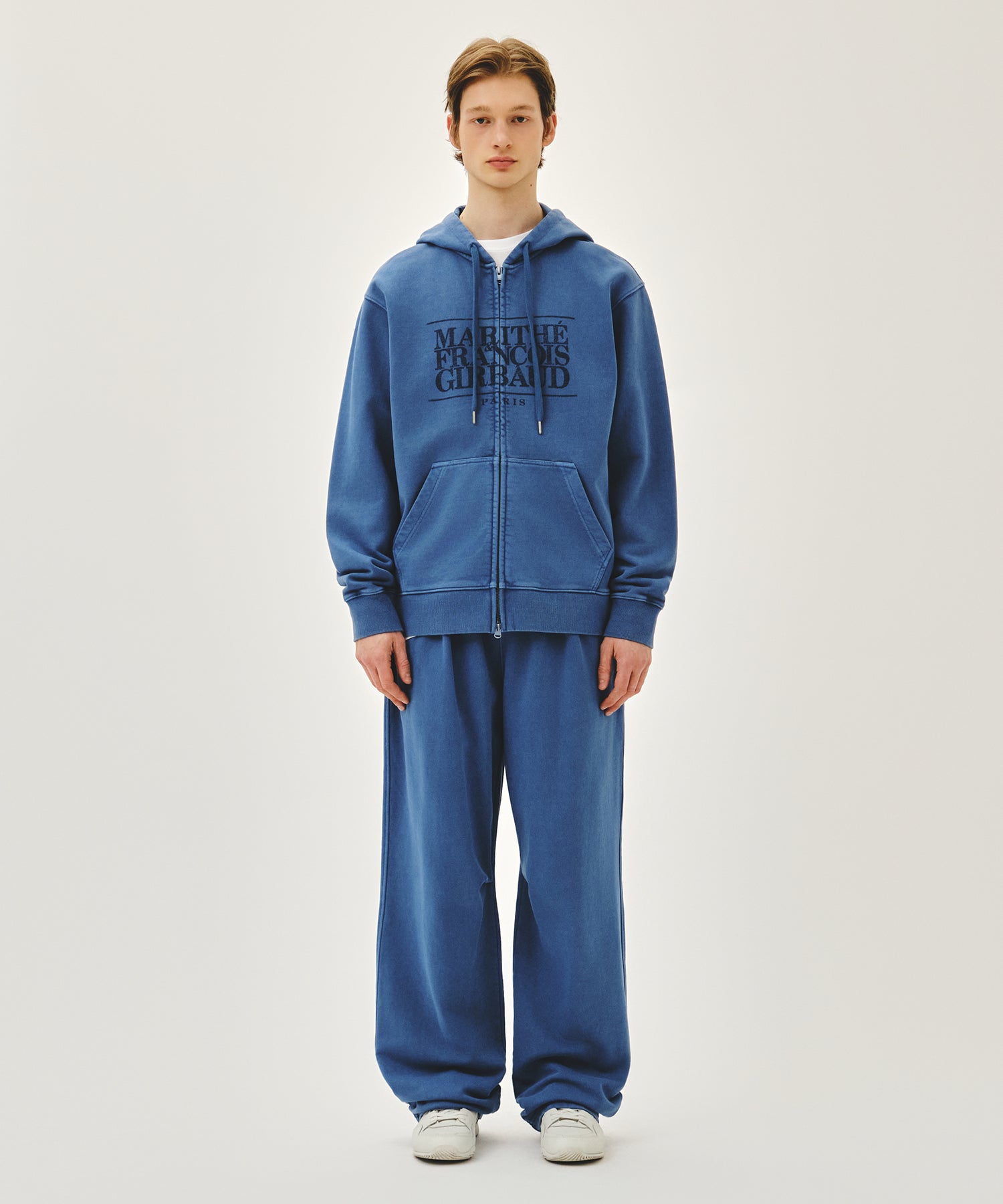CLASSIC LOGO DYEING HOODIE ZIPUP