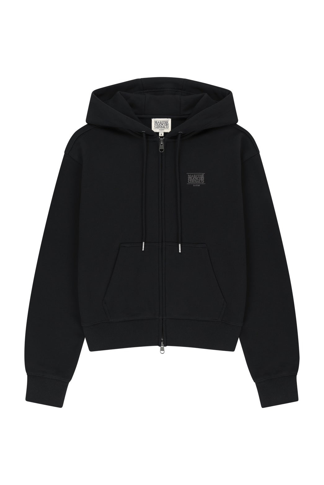 W SMALL CLASSIC LOGO HOODIE ZIPUP