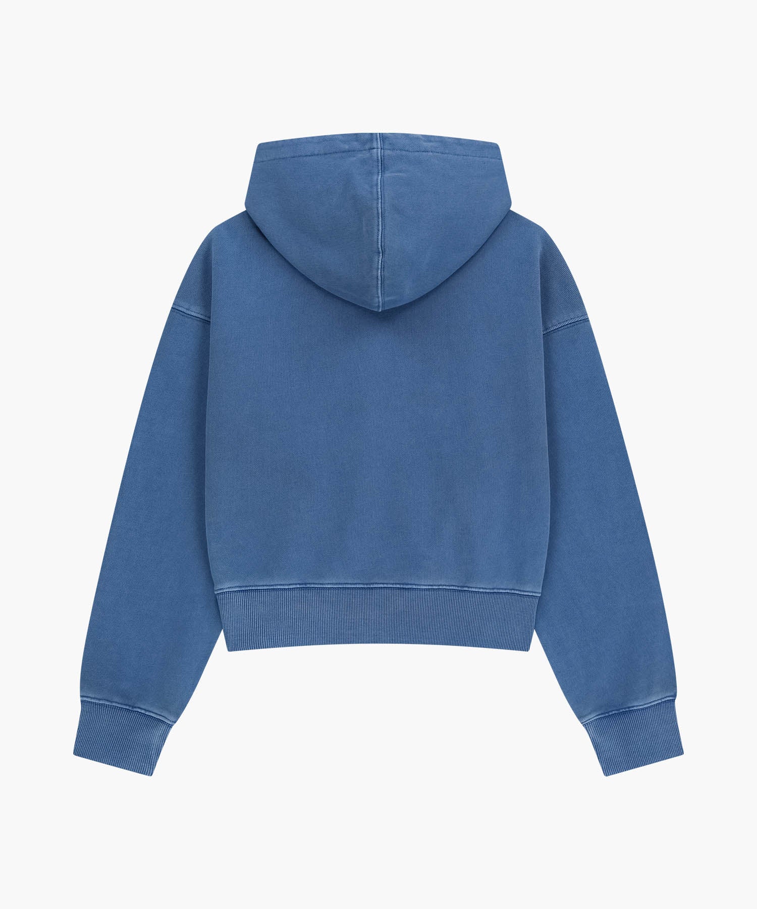W SHADOW CLASSIC LOGO DYEING CROP HOODIE