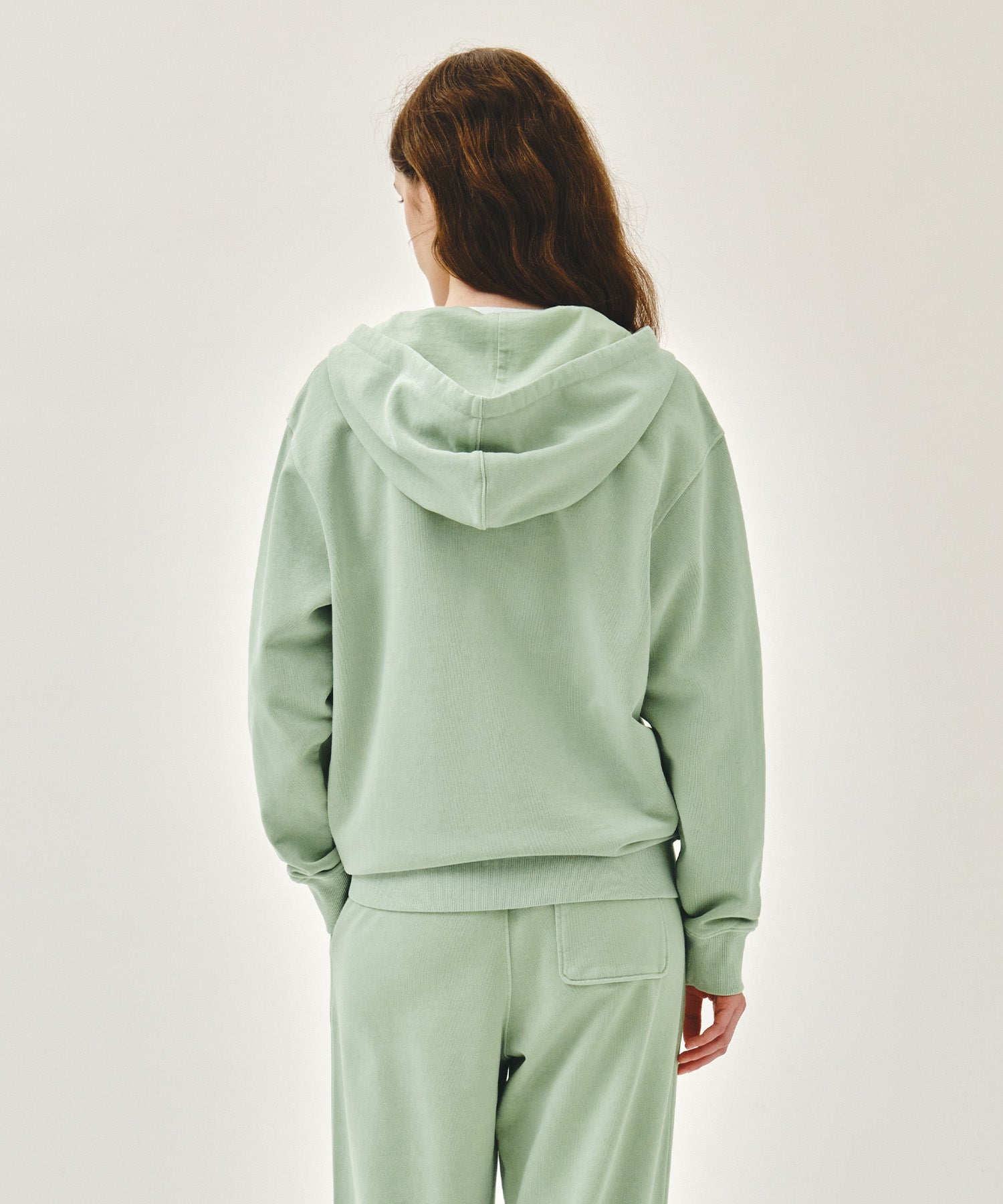 CLASSIC LOGO DYEING HOODIE ZIPUP