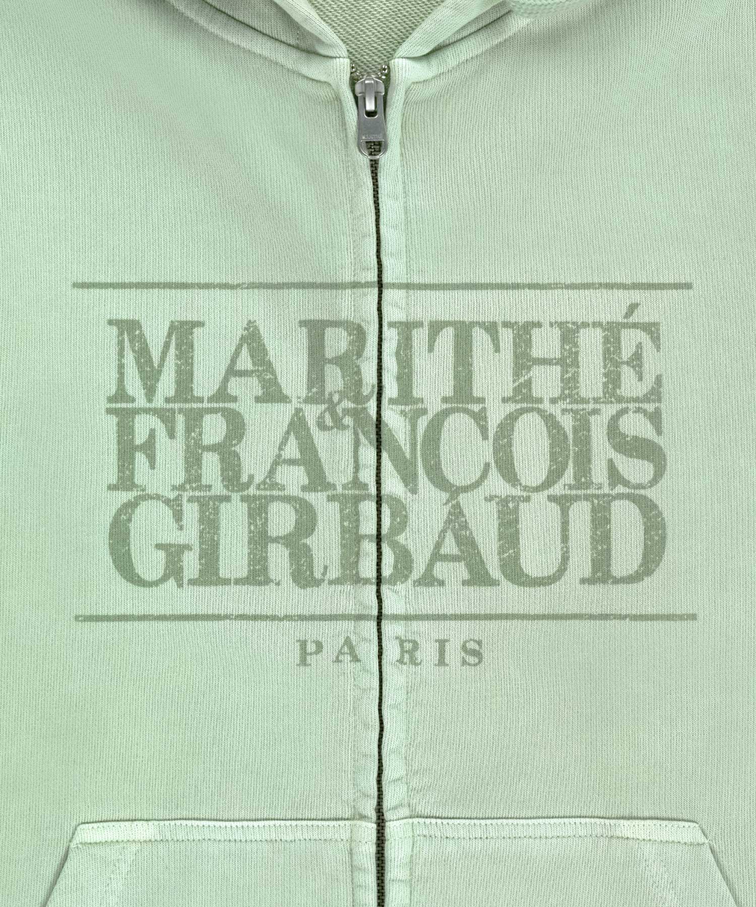 CLASSIC LOGO DYEING HOODIE ZIPUP