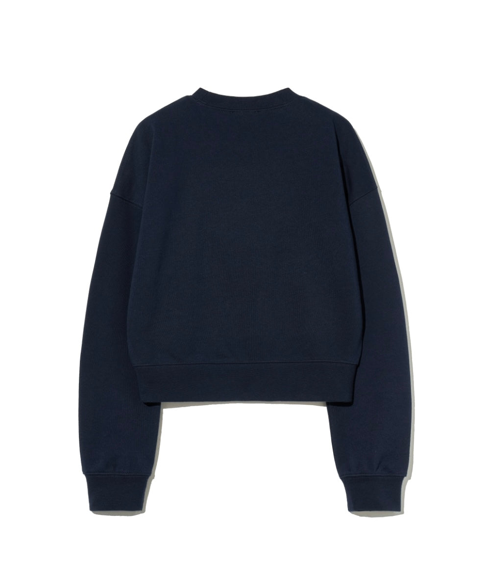 W CLASSIC LOGO CROP SWEATSHIRT