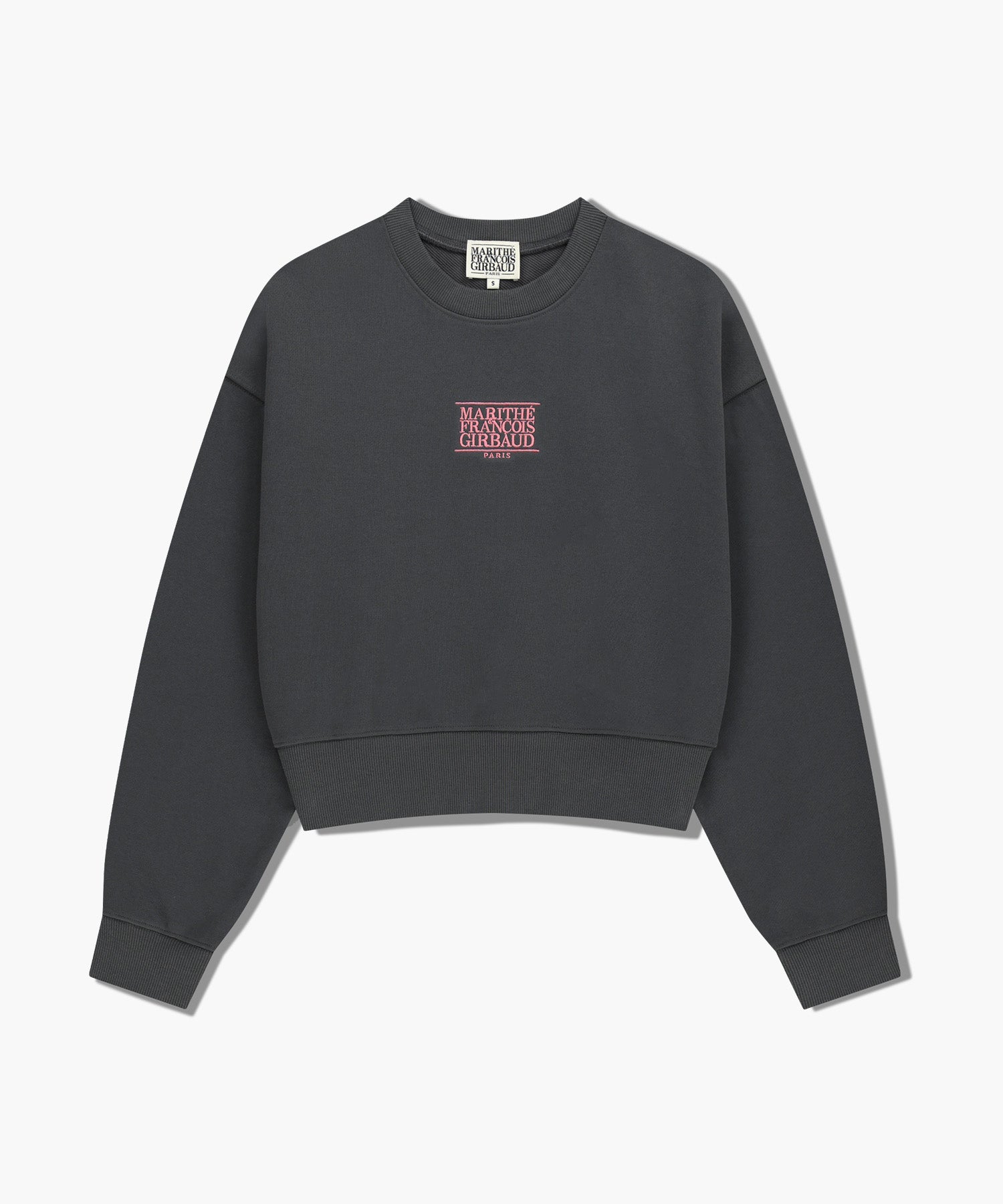 W SMALL CLASSIC LOGO CROP SWEATSHIRT