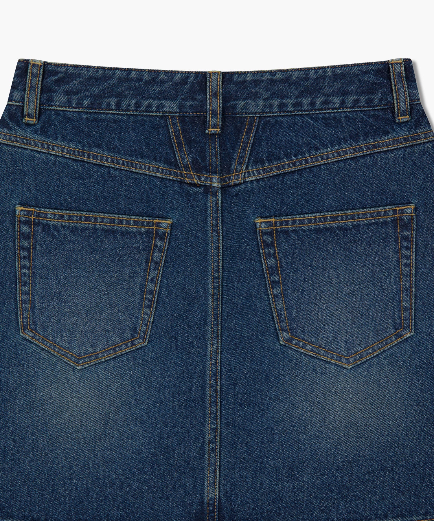 W DENIM MINI SKIRT