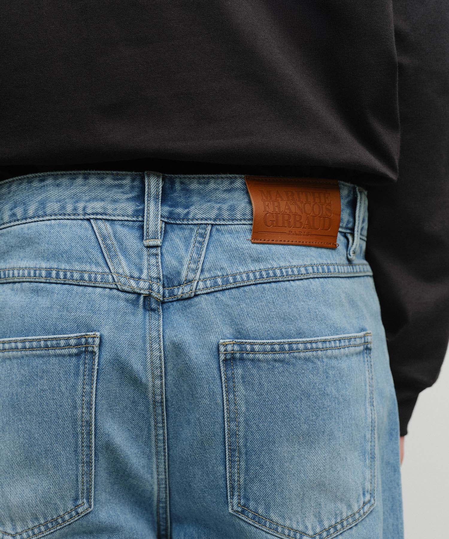 M SLIM STRAIGHT DENIM PANTS