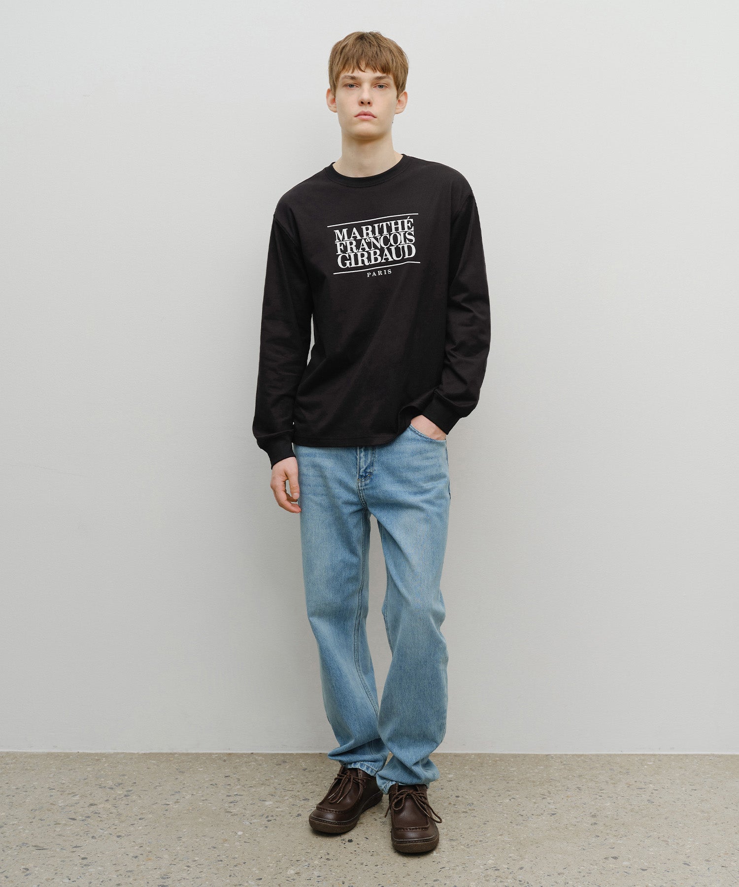M SLIM STRAIGHT DENIM PANTS