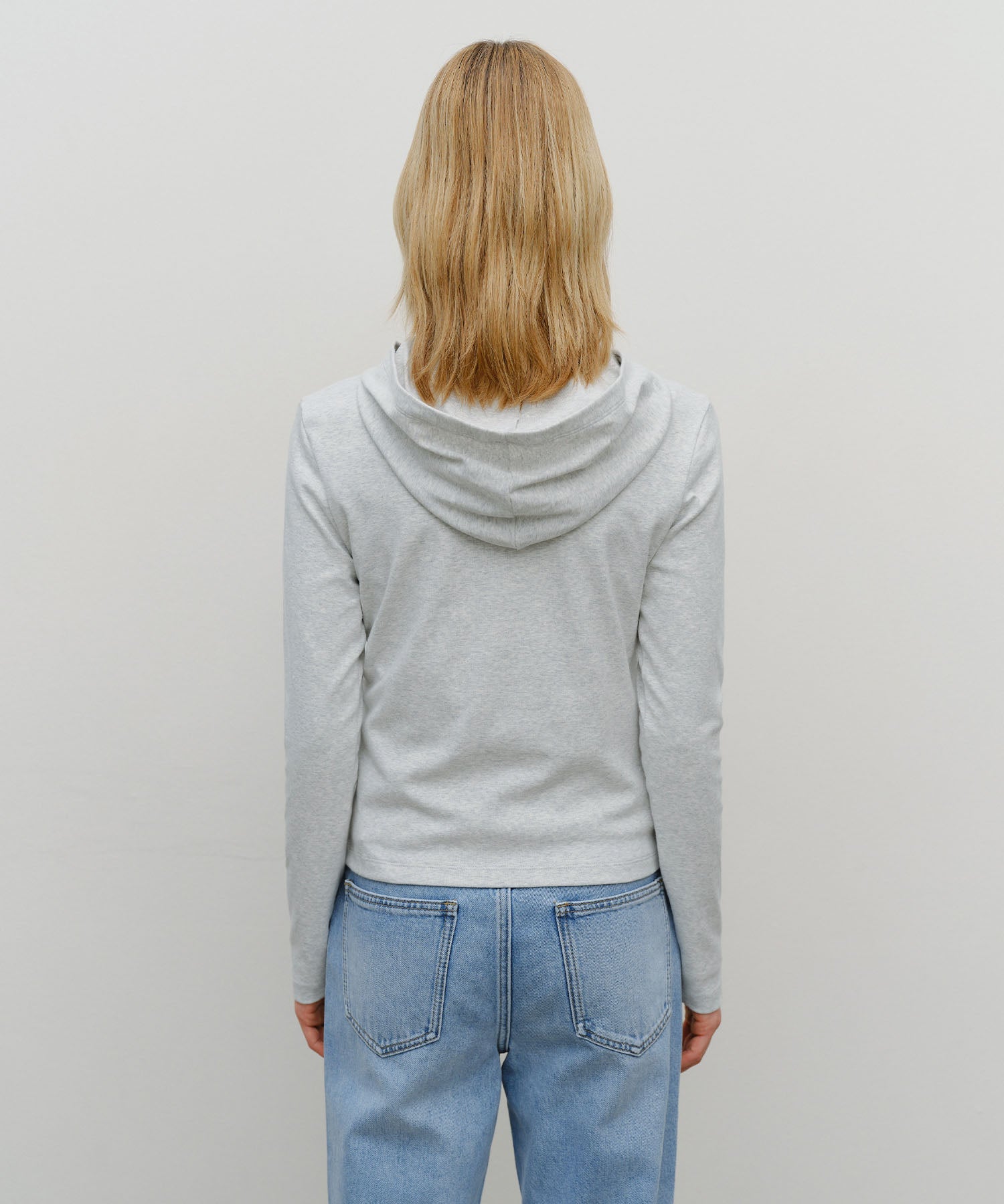 W BASIC HOODIE LONG SLEEVE