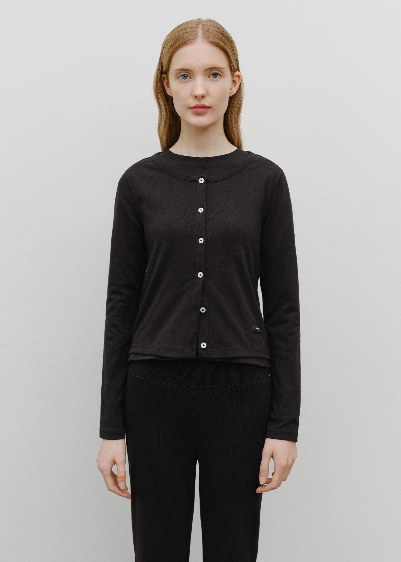 W BASIC COTTON CARDIGAN