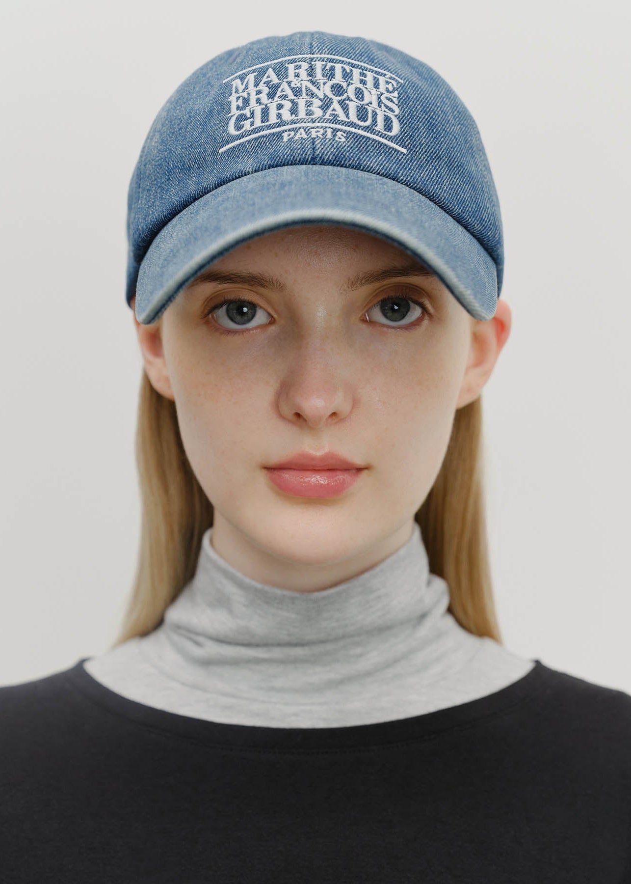 DENIM WASHING CLASSIC LOGO COVERED CAP